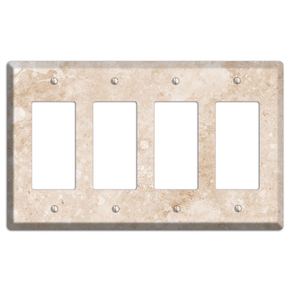 Logan Whimsical Damask 4 Rocker Wallplate