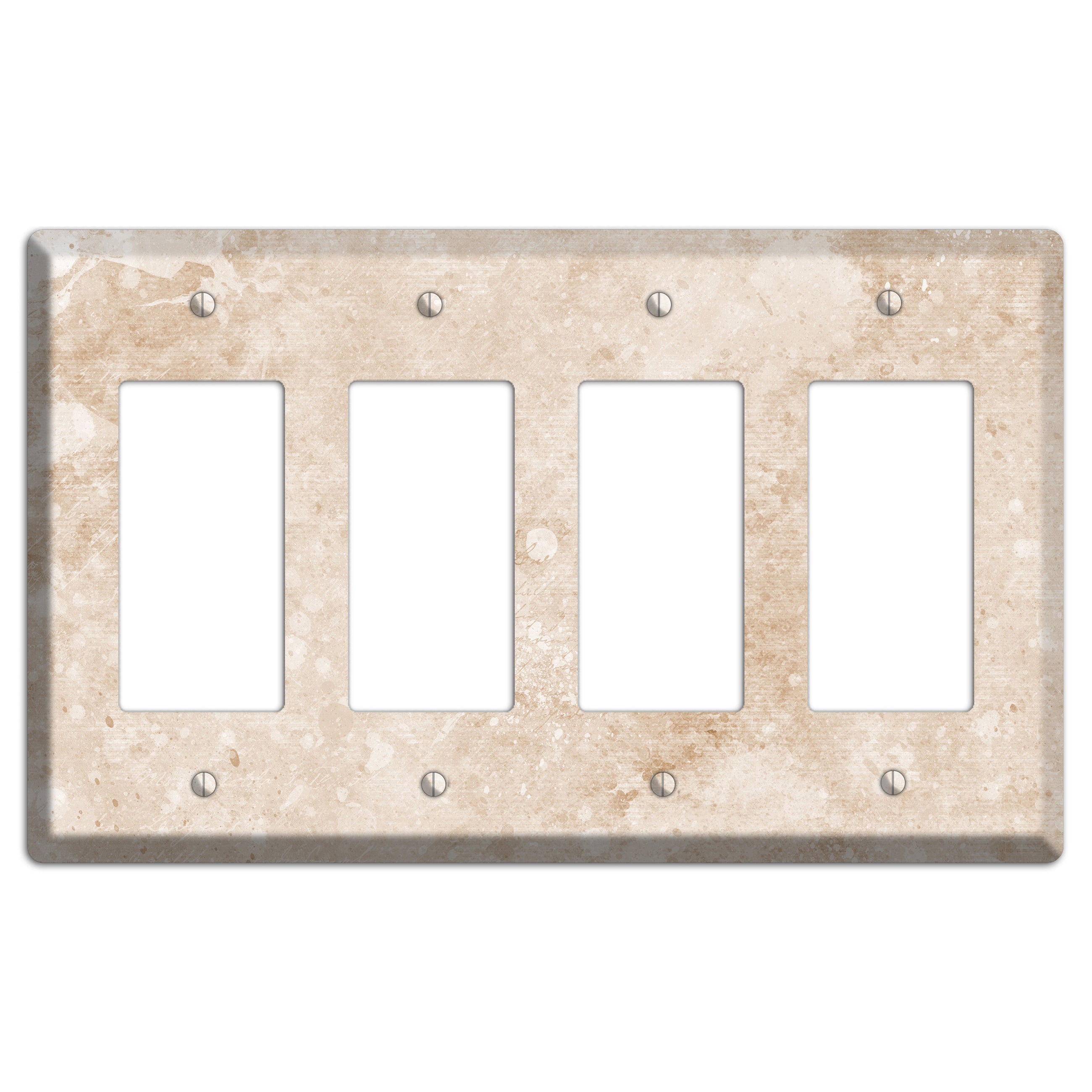 Logan Whimsical Damask 4 Rocker Wallplate