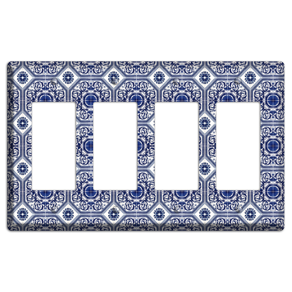 Tavira Tiles 1 4 Rocker Wallplate
