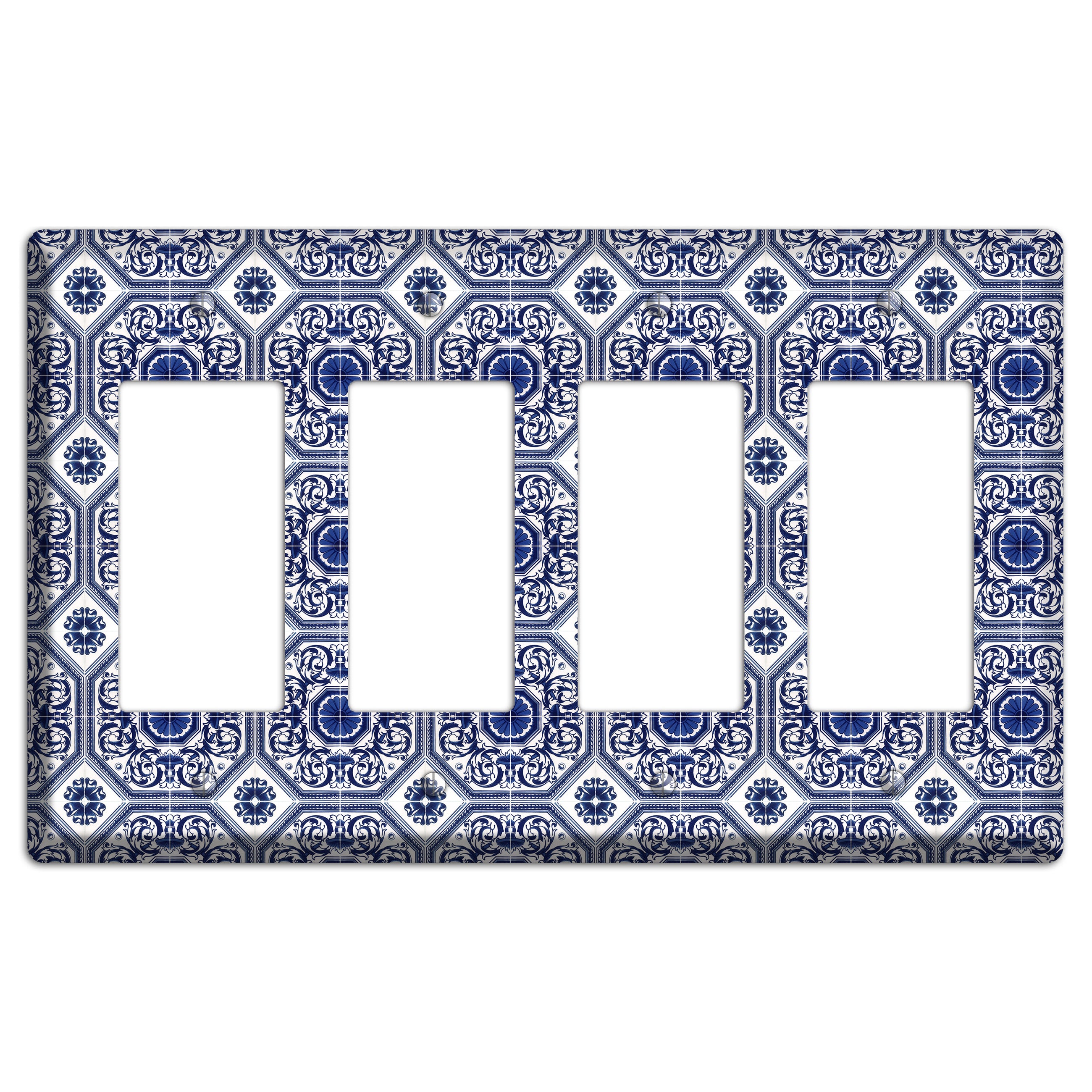 Tavira Tiles 1 4 Rocker Wallplate
