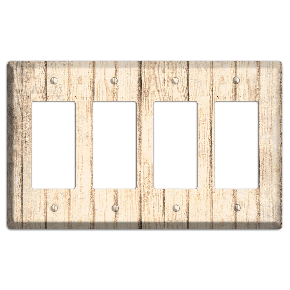 Sidecar Weathered Wood 4 Rocker Wallplate