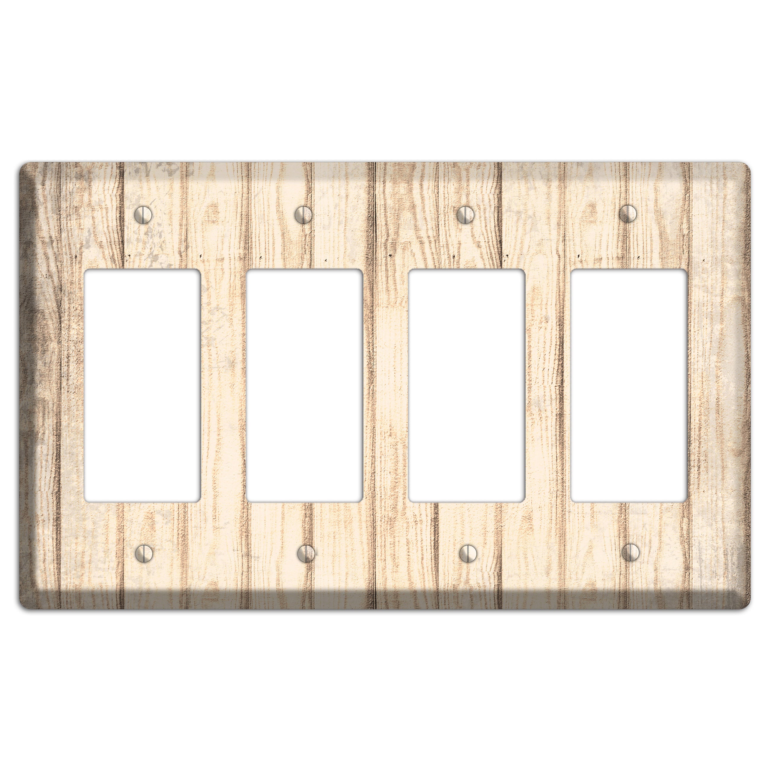 Sidecar Weathered Wood 4 Rocker Wallplate