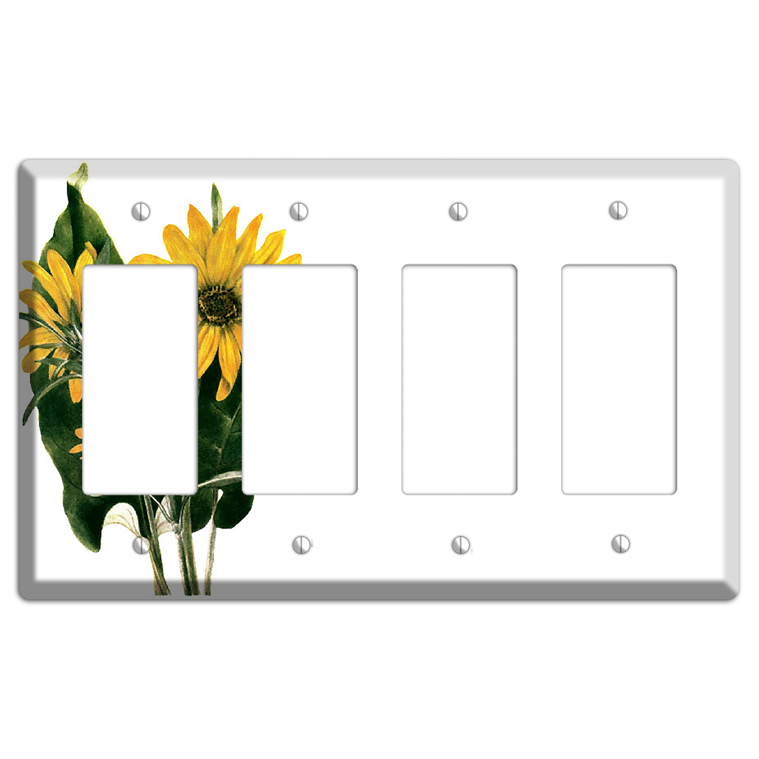 Balsamorhiza Sagittata 4 Rocker Wallplate