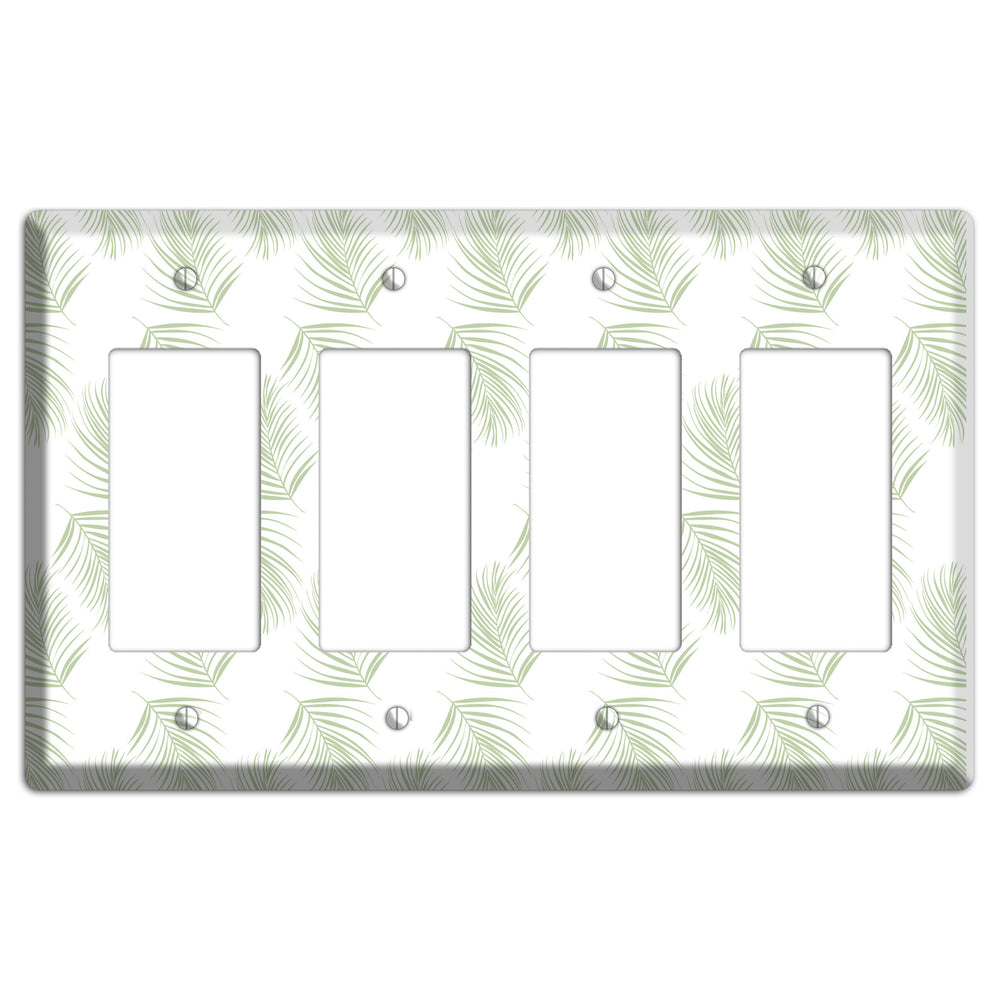 Leaves Style GG 4 Rocker Wallplate
