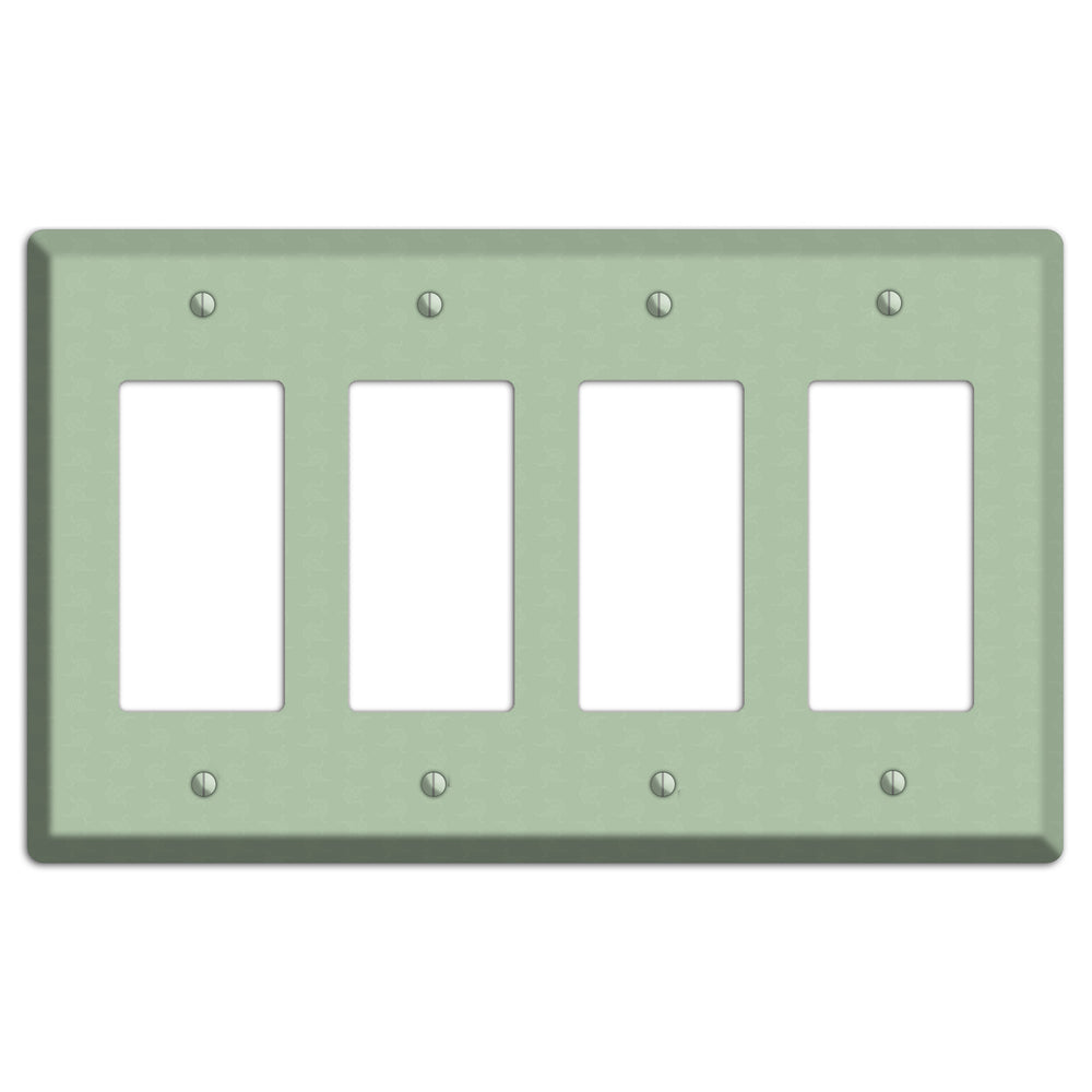 Sage Tiny Cartouche 4 Rocker Wallplate