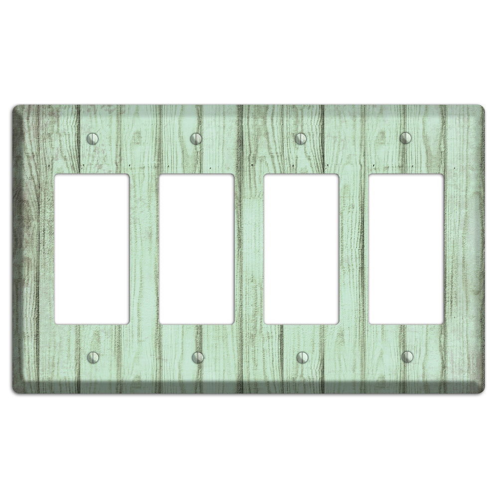 Norway Weathered Wood 4 Rocker Wallplate