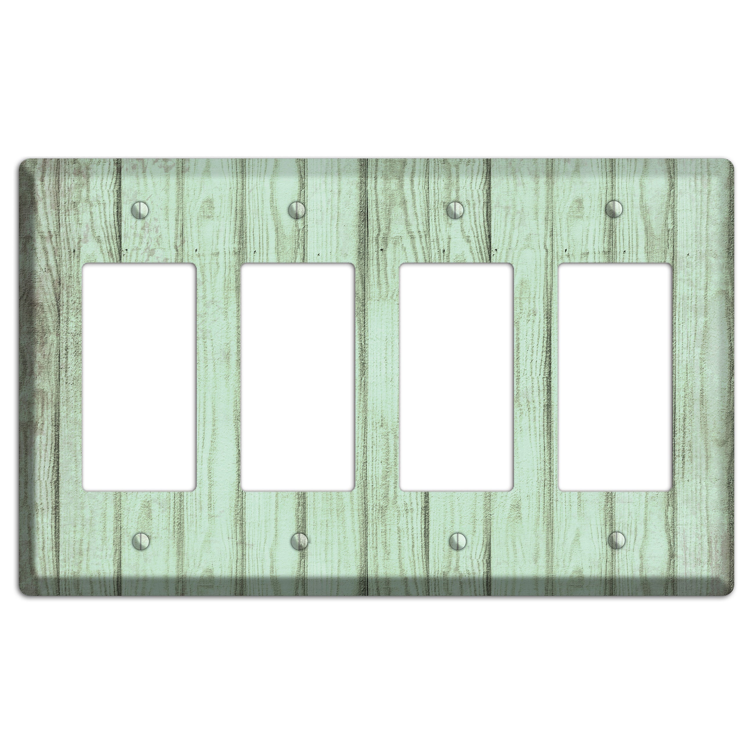 Norway Weathered Wood 4 Rocker Wallplate
