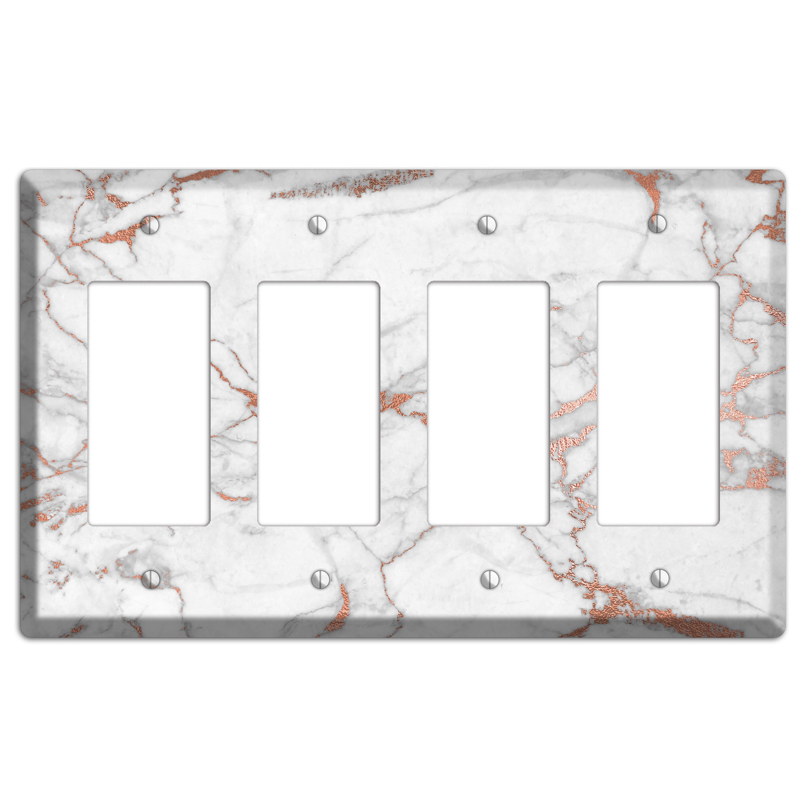 Copperfield Copper 4 Rocker Wallplate