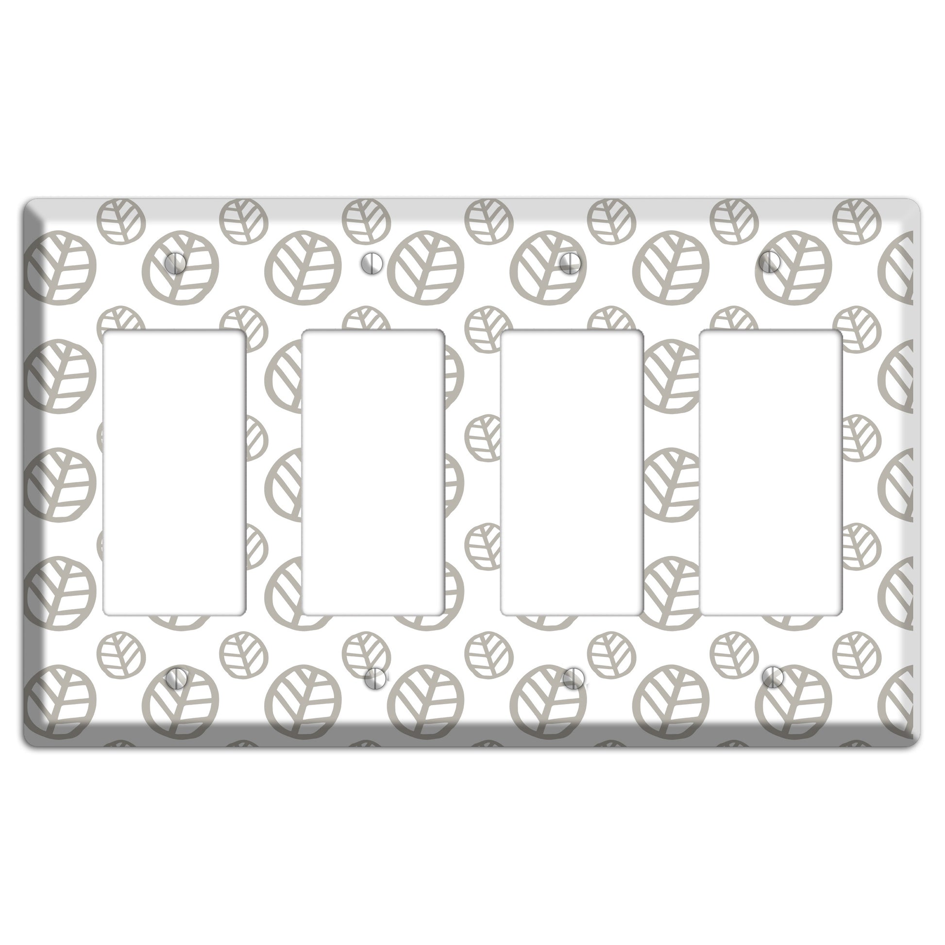 Simple Scandanavian Style JJ 4 Rocker Wallplate