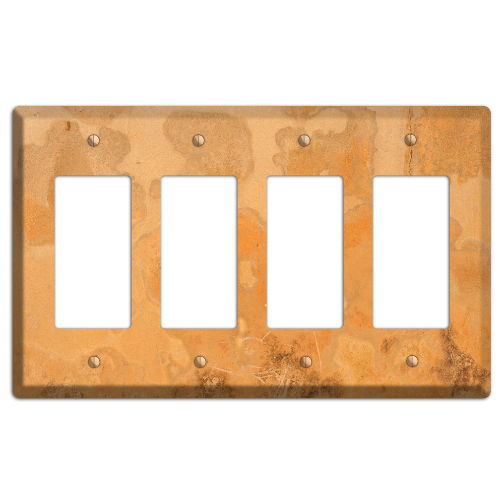 Tan Concrete 4 Rocker Wallplate