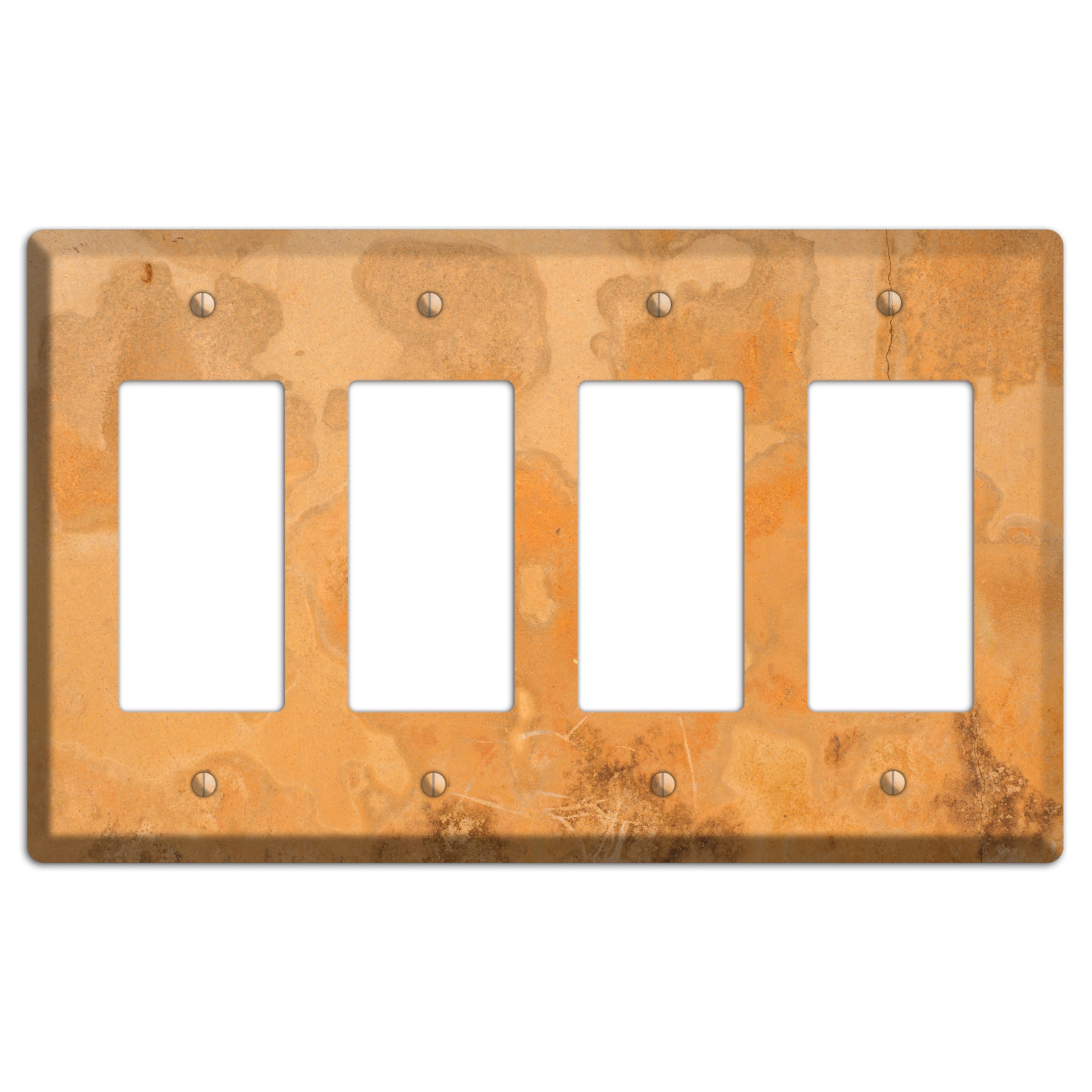Tan Concrete 4 Rocker Wallplate