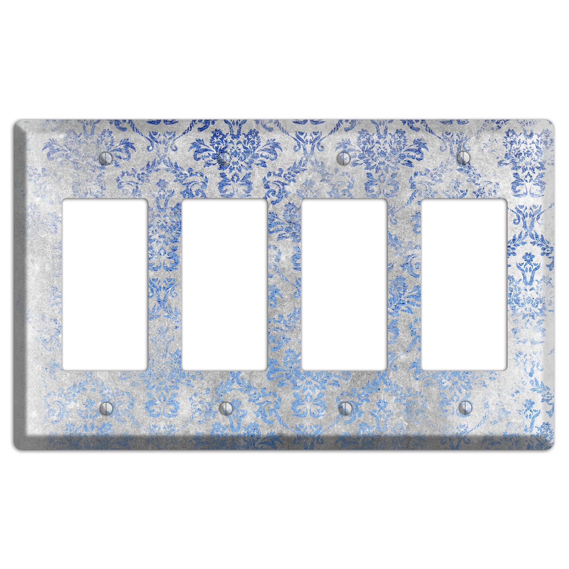 Loblolly Whimsical Damask 4 Rocker Wallplate