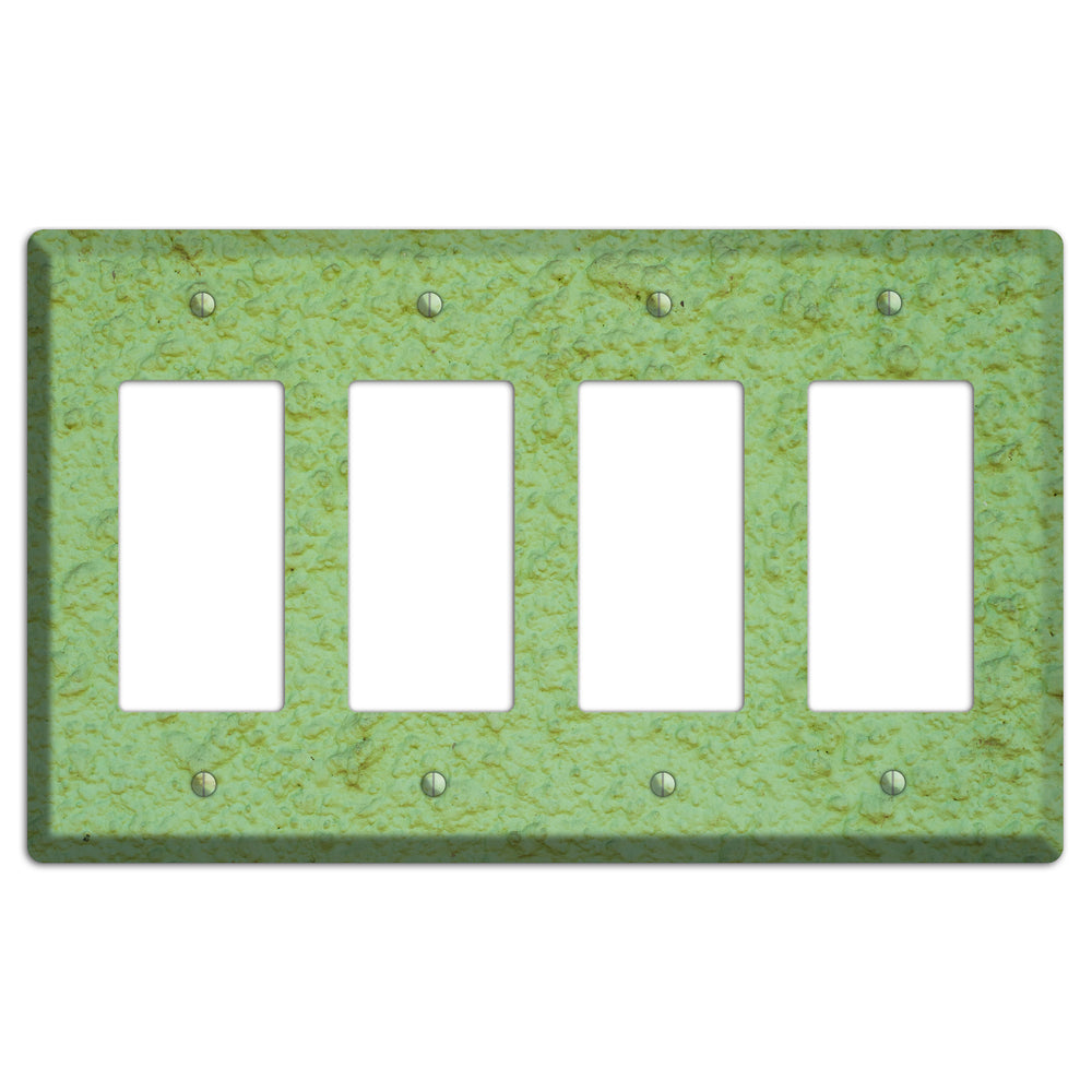 Green Concrete 4 Rocker Wallplate
