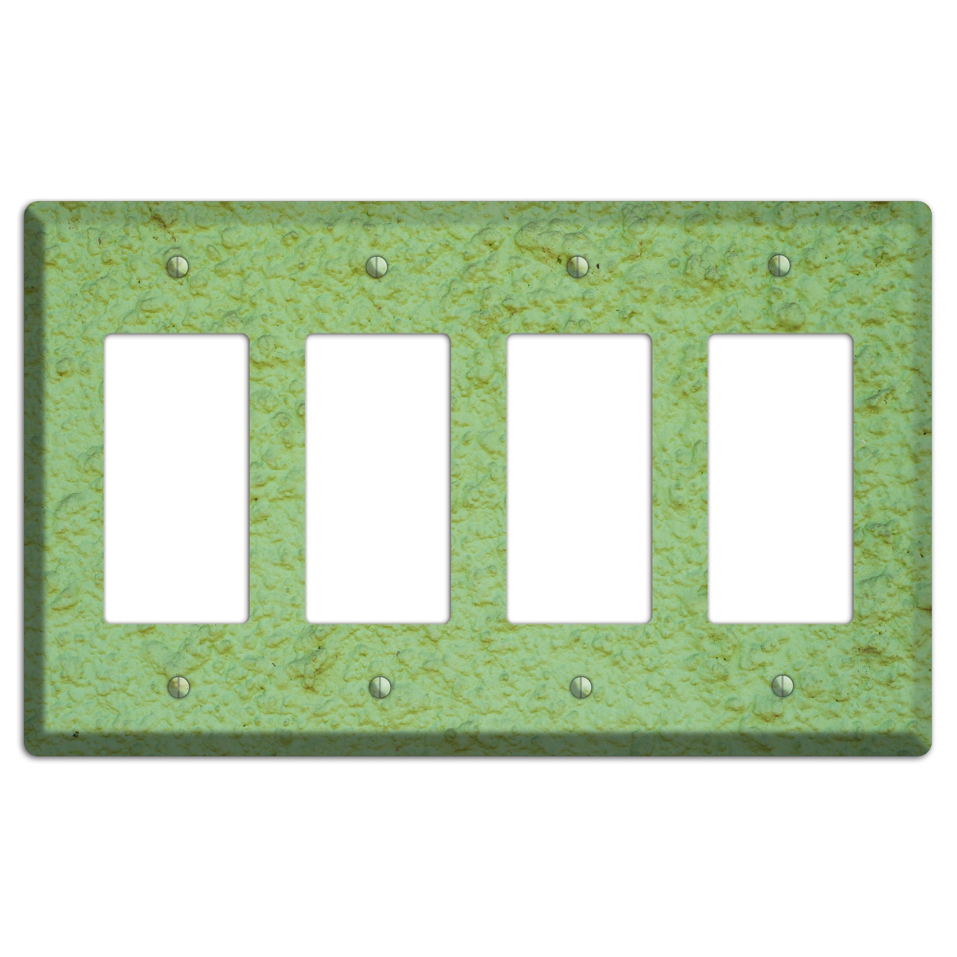 Green Concrete 4 Rocker Wallplate