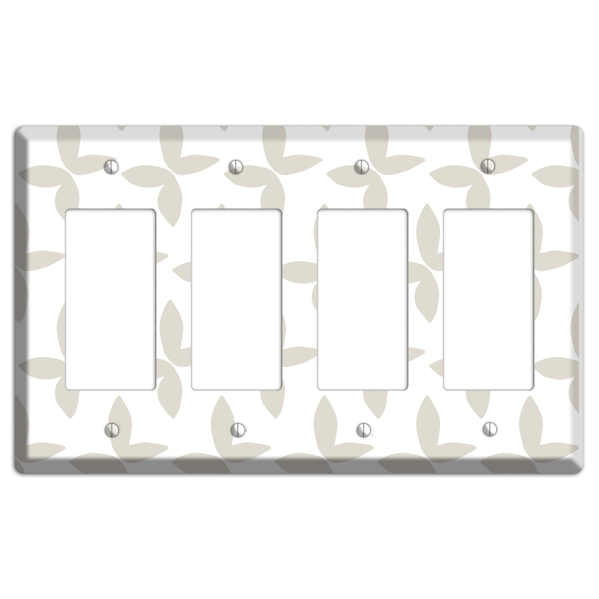 Simple Scandanavian Style O 4 Rocker Wallplate