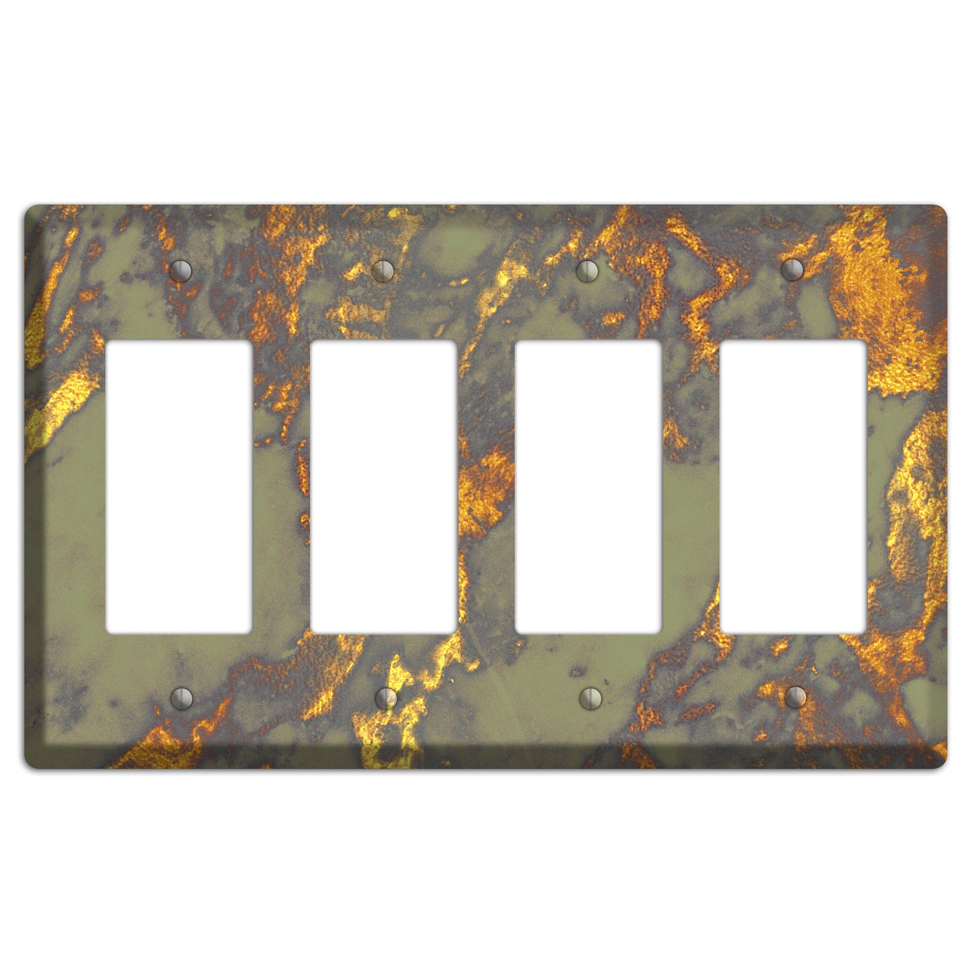 Gurkha Marble 4 Rocker Wallplate