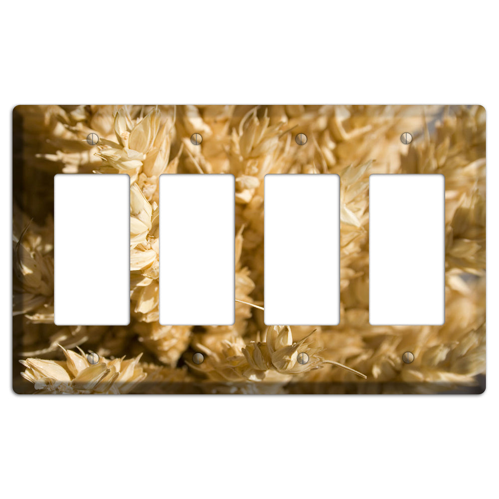 Wheat 4 Rocker Wallplate