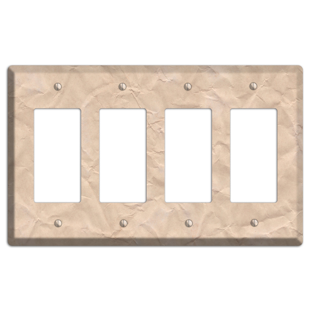 Aged Paper 5 4 Rocker Wallplate