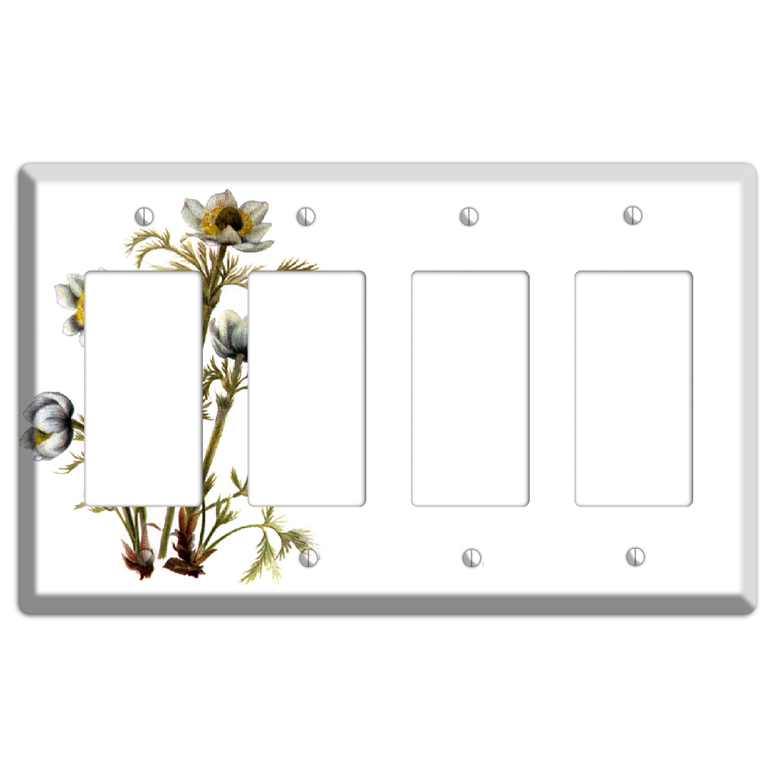 Aenmone Occitentalis 4 Rocker Wallplate