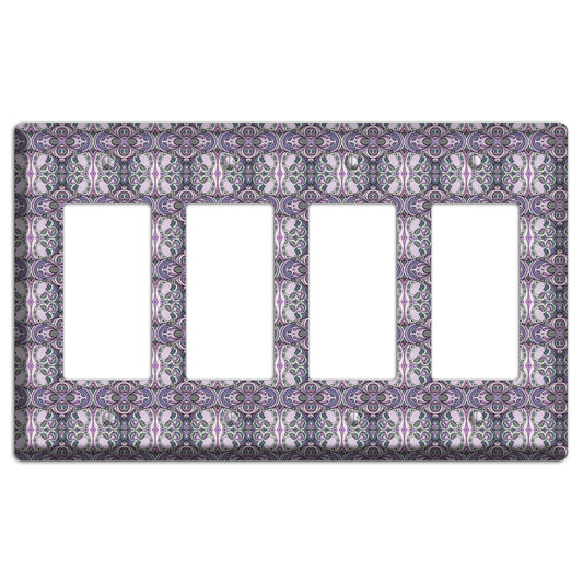 Pink Purple Sage Tapestry 2 4 Rocker Wallplate