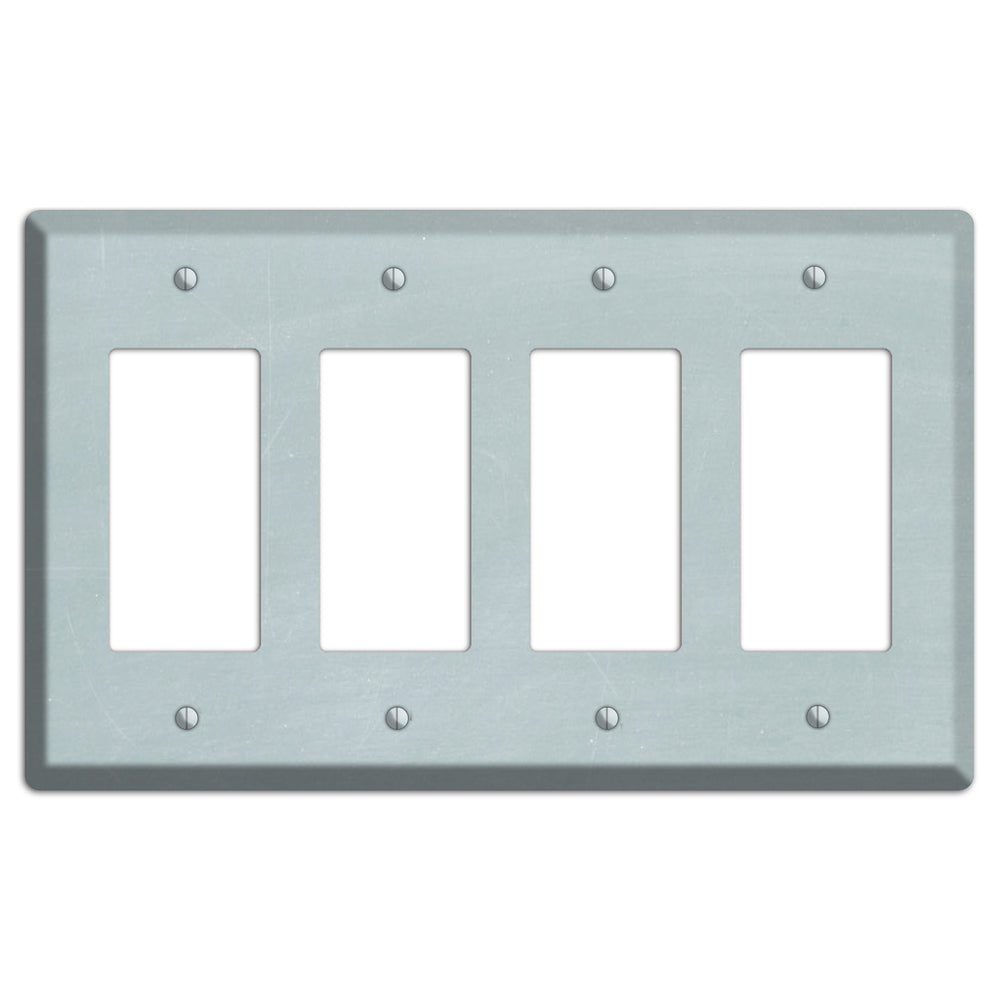 Chalk Light Blue 4 Rocker Wallplate