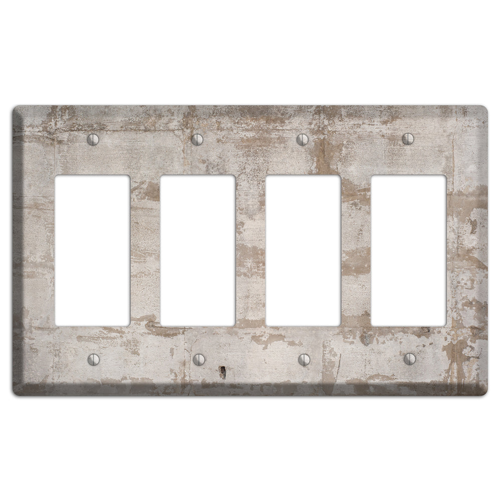 Old Concrete 3 4 Rocker Wallplate
