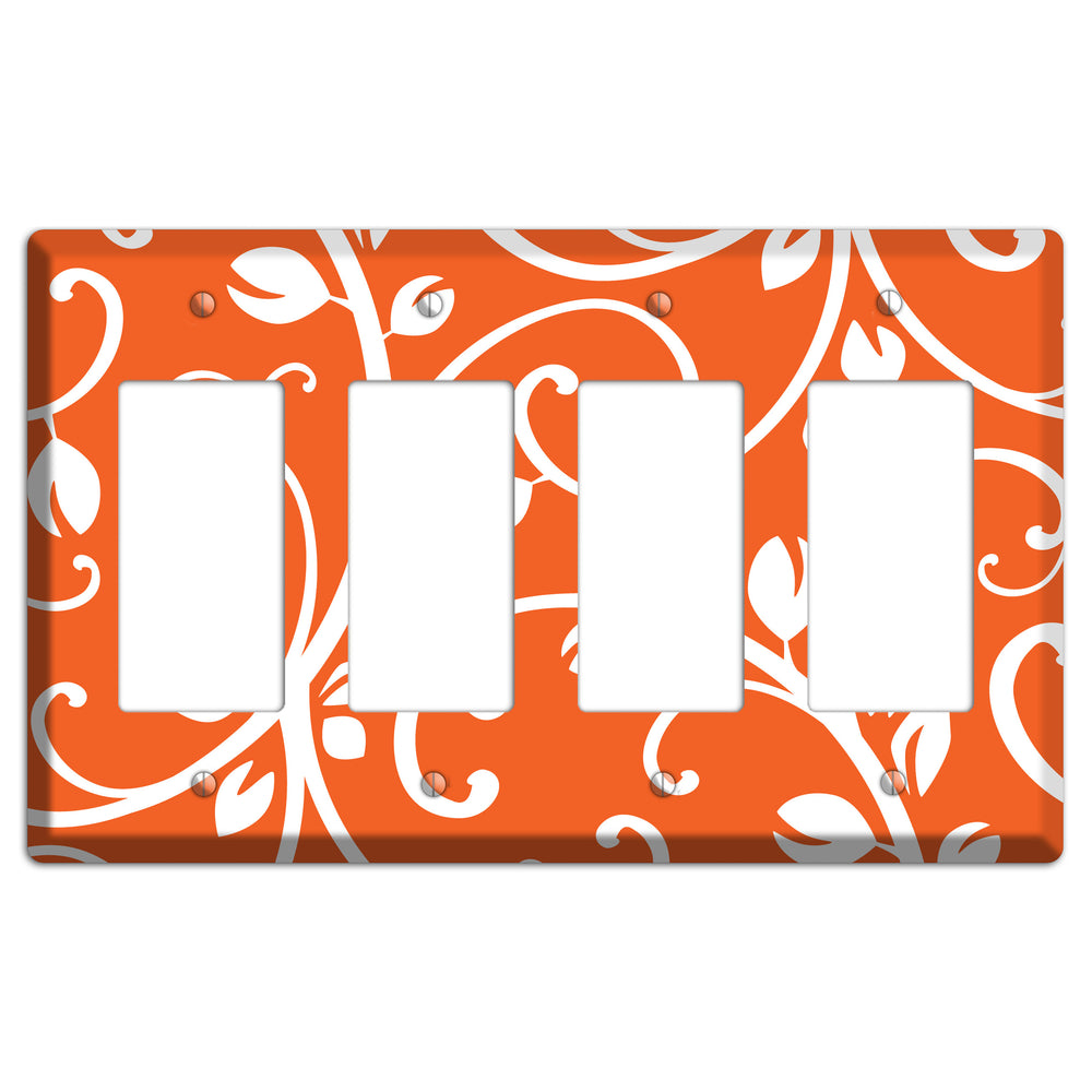 Red Bud Sprig 4 Rocker Wallplate
