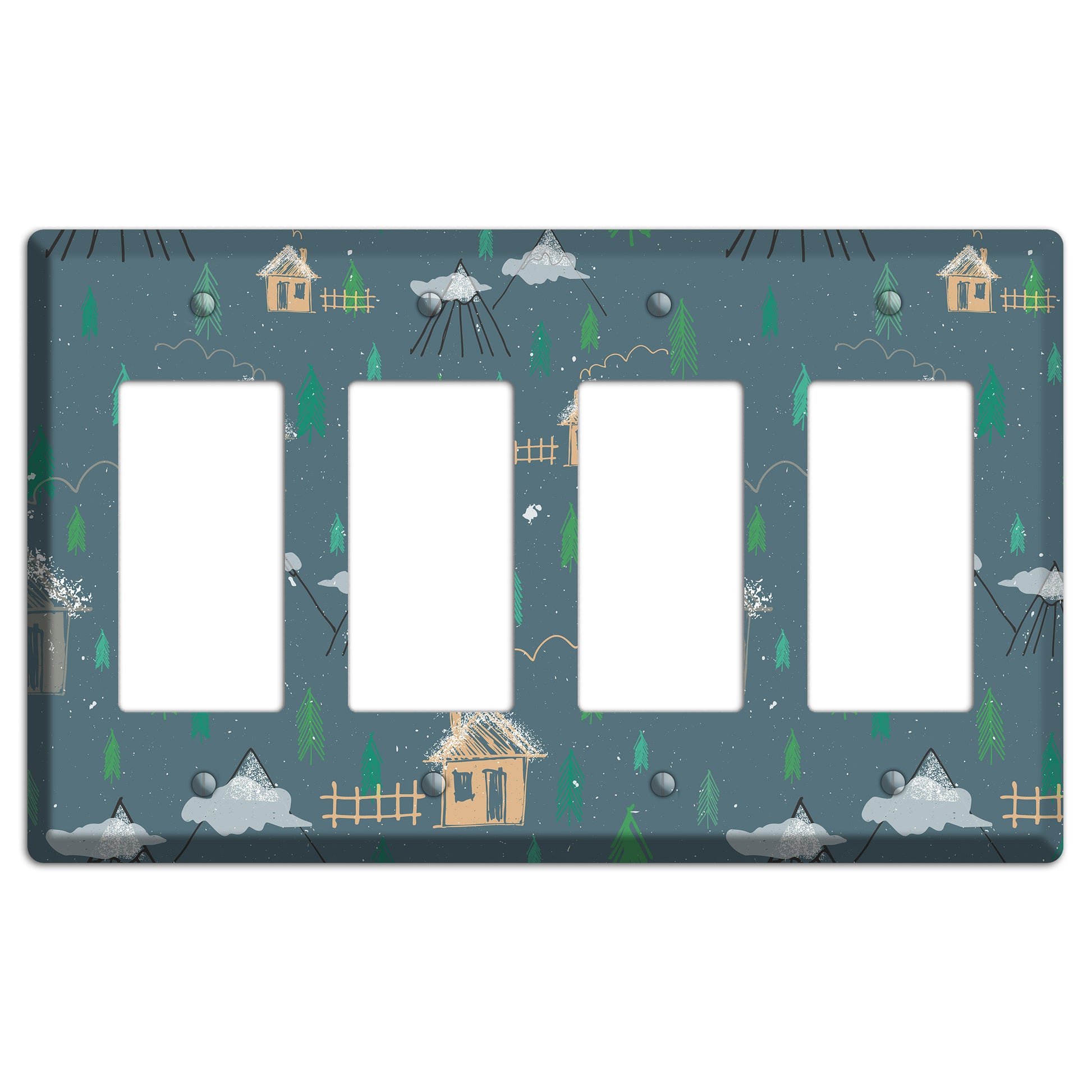 Wildlife Neighborhoods 1 4 Rocker Wallplate
