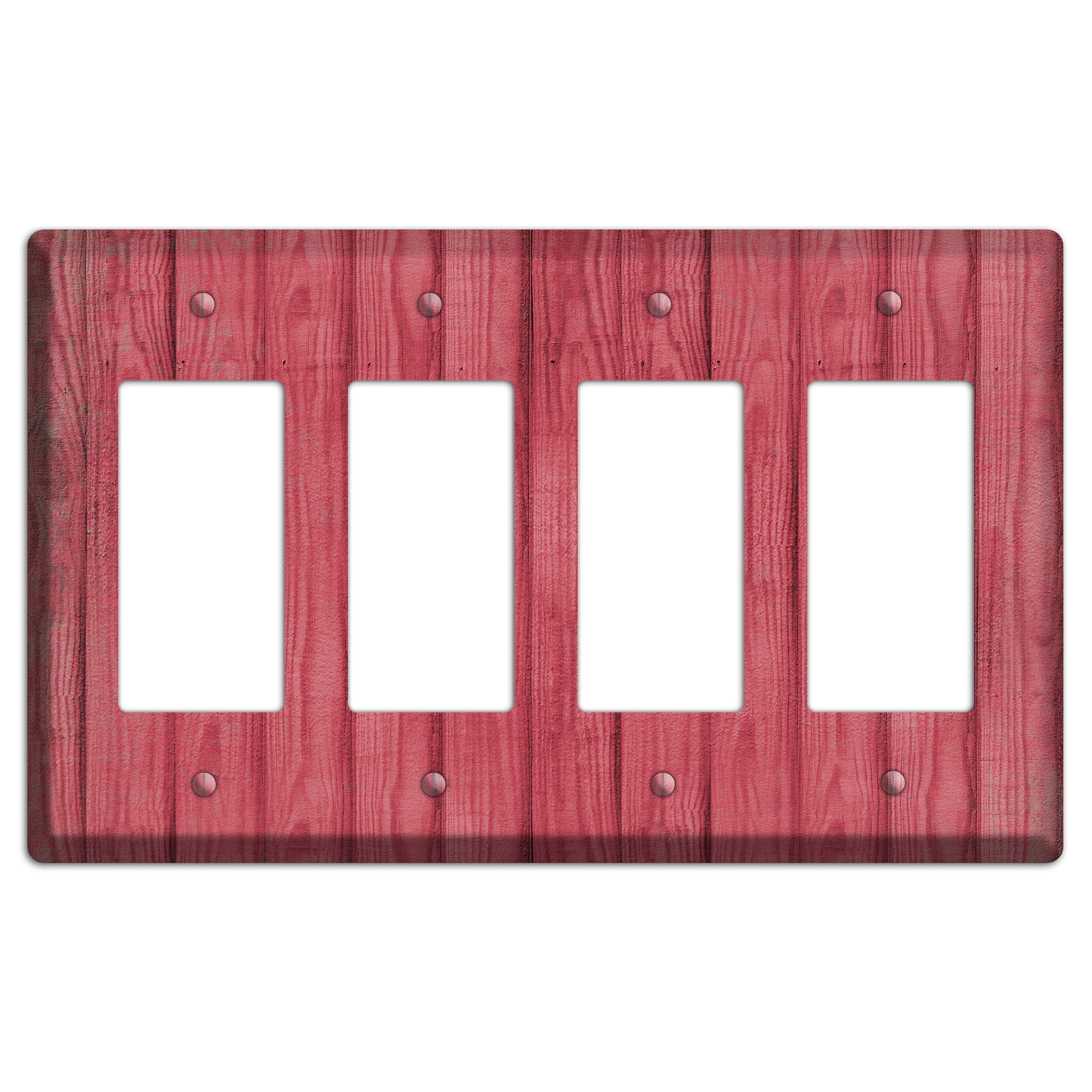 Fuzzy Wuzzy Weathered Wood 4 Rocker Wallplate