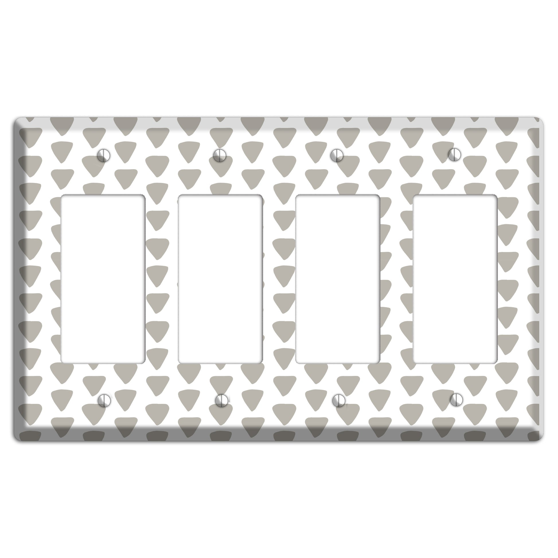 Simple Scandanavian Style R 4 Rocker Wallplate