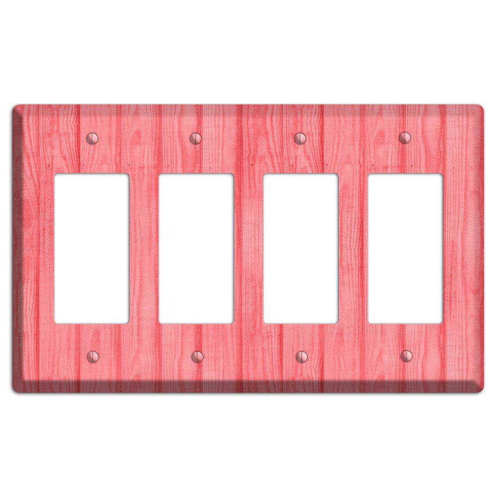 Geraldine Soft Coral 4 Rocker Wallplate