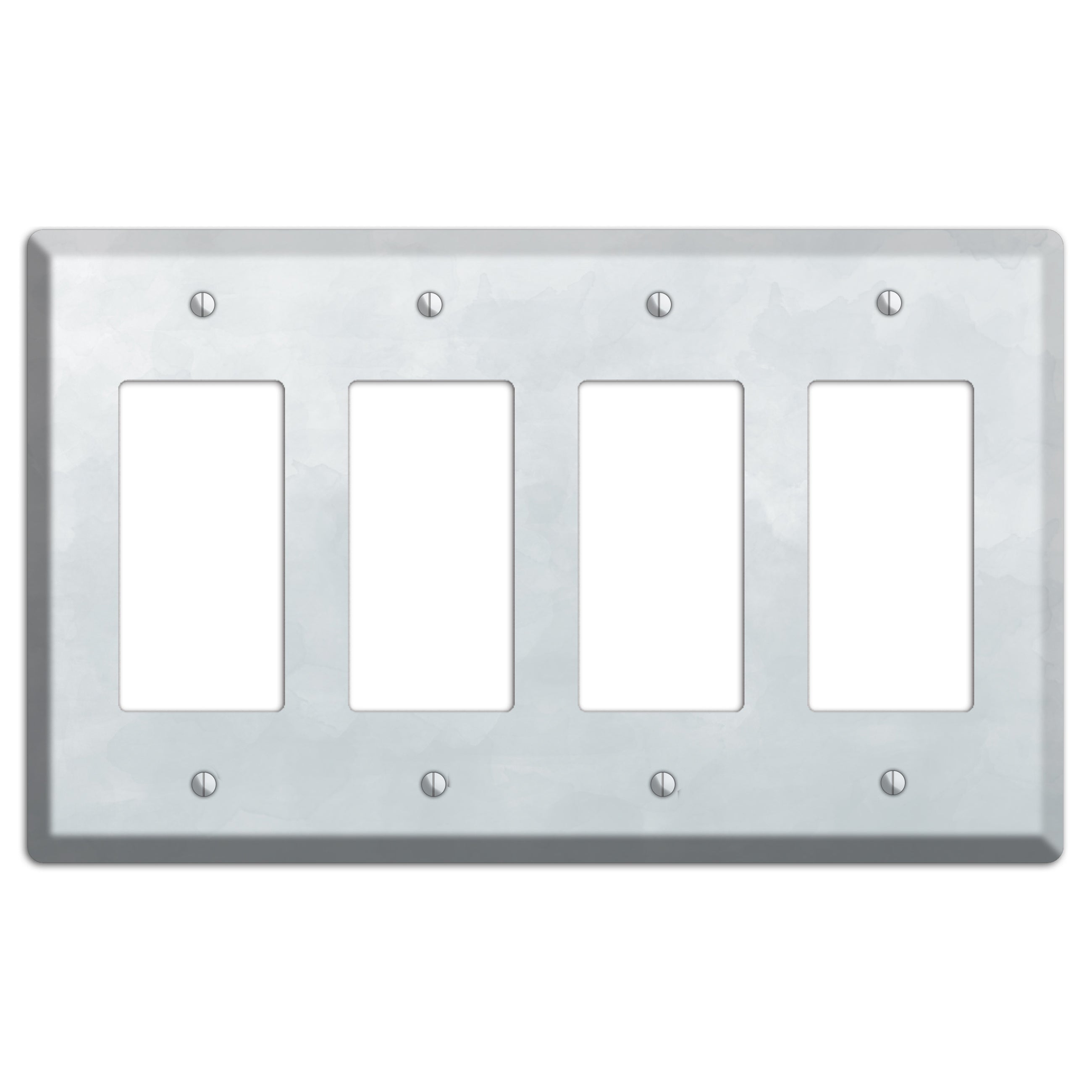 Gray Ombre 4 Rocker Wallplate