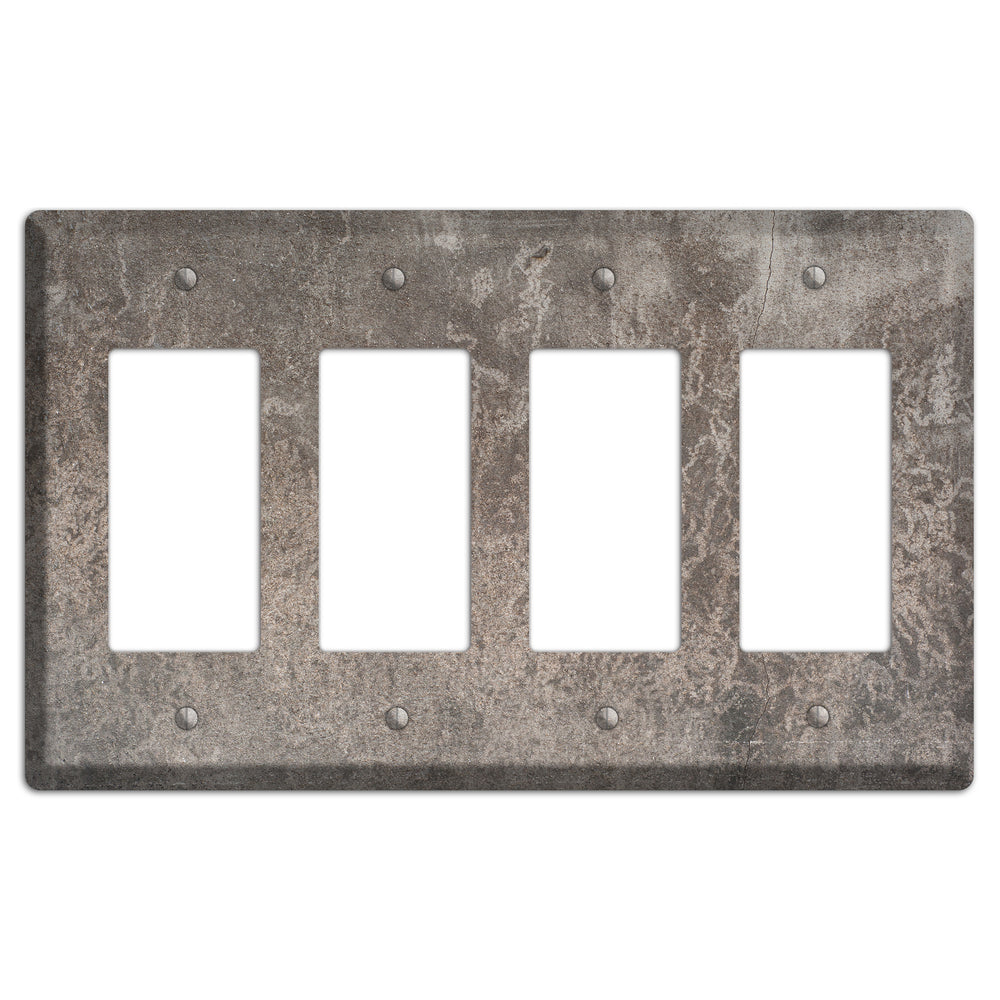 Old Concrete 1 4 Rocker Wallplate