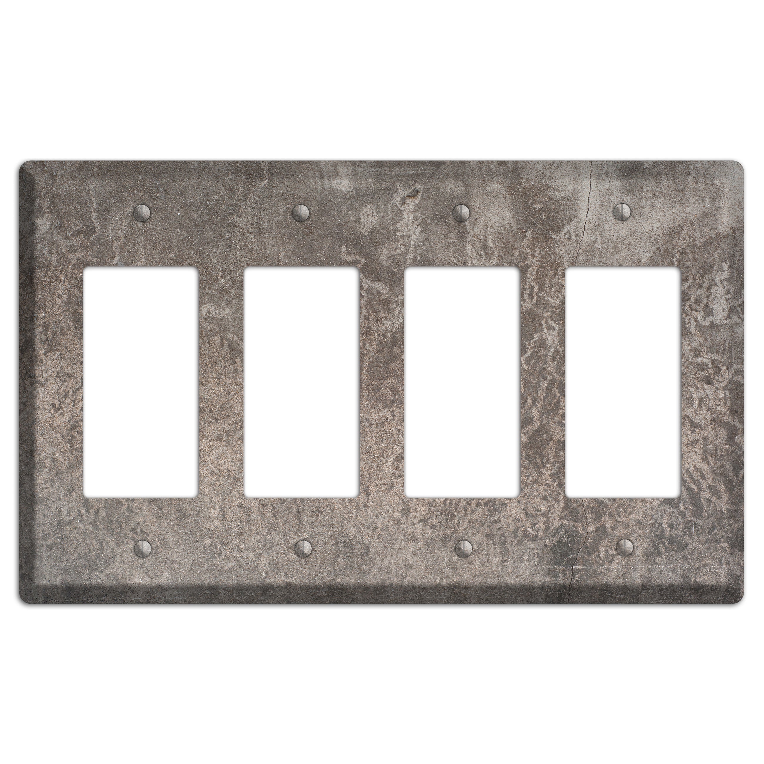 Old Concrete 1 4 Rocker Wallplate