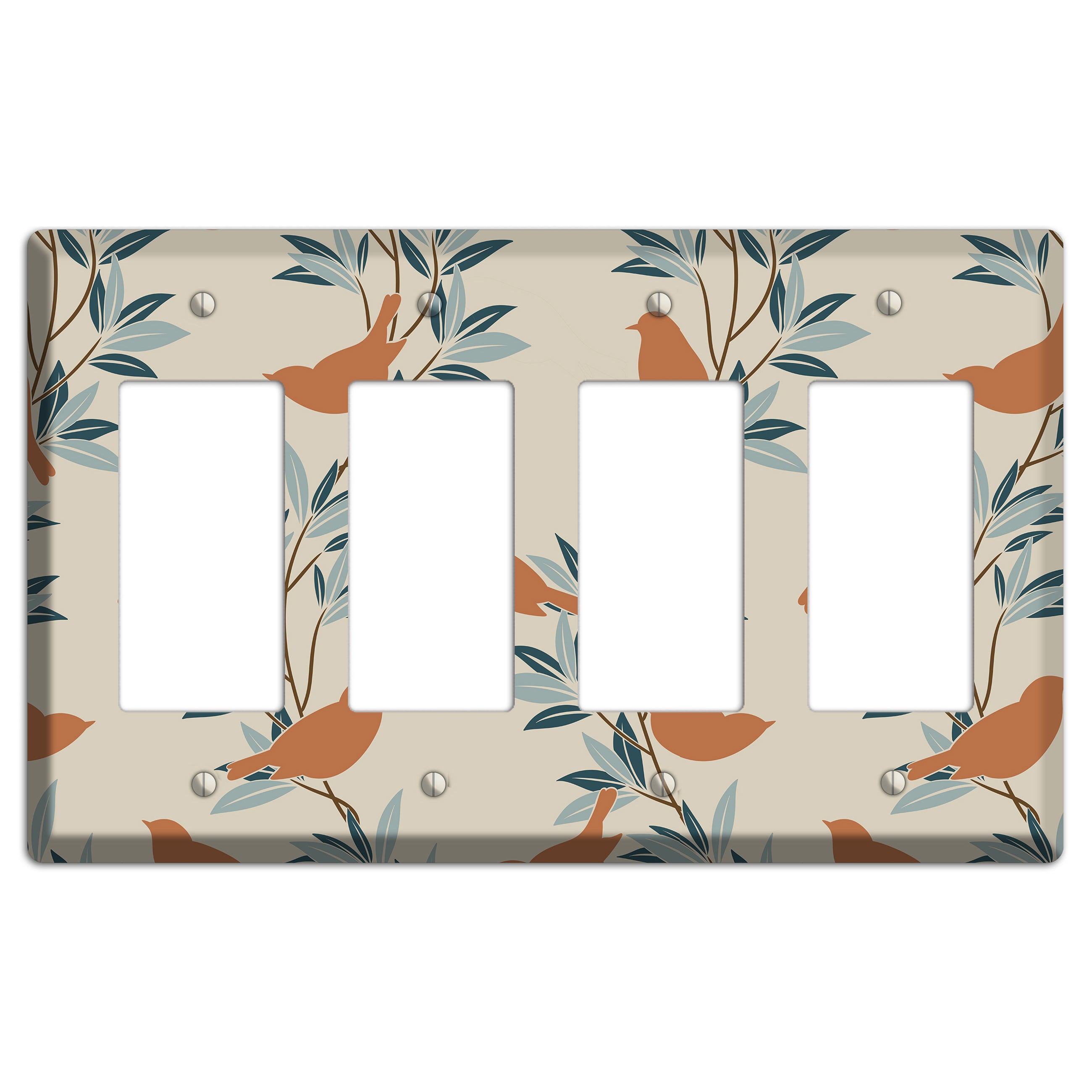 Bird Branch 2 4 Rocker Wallplate
