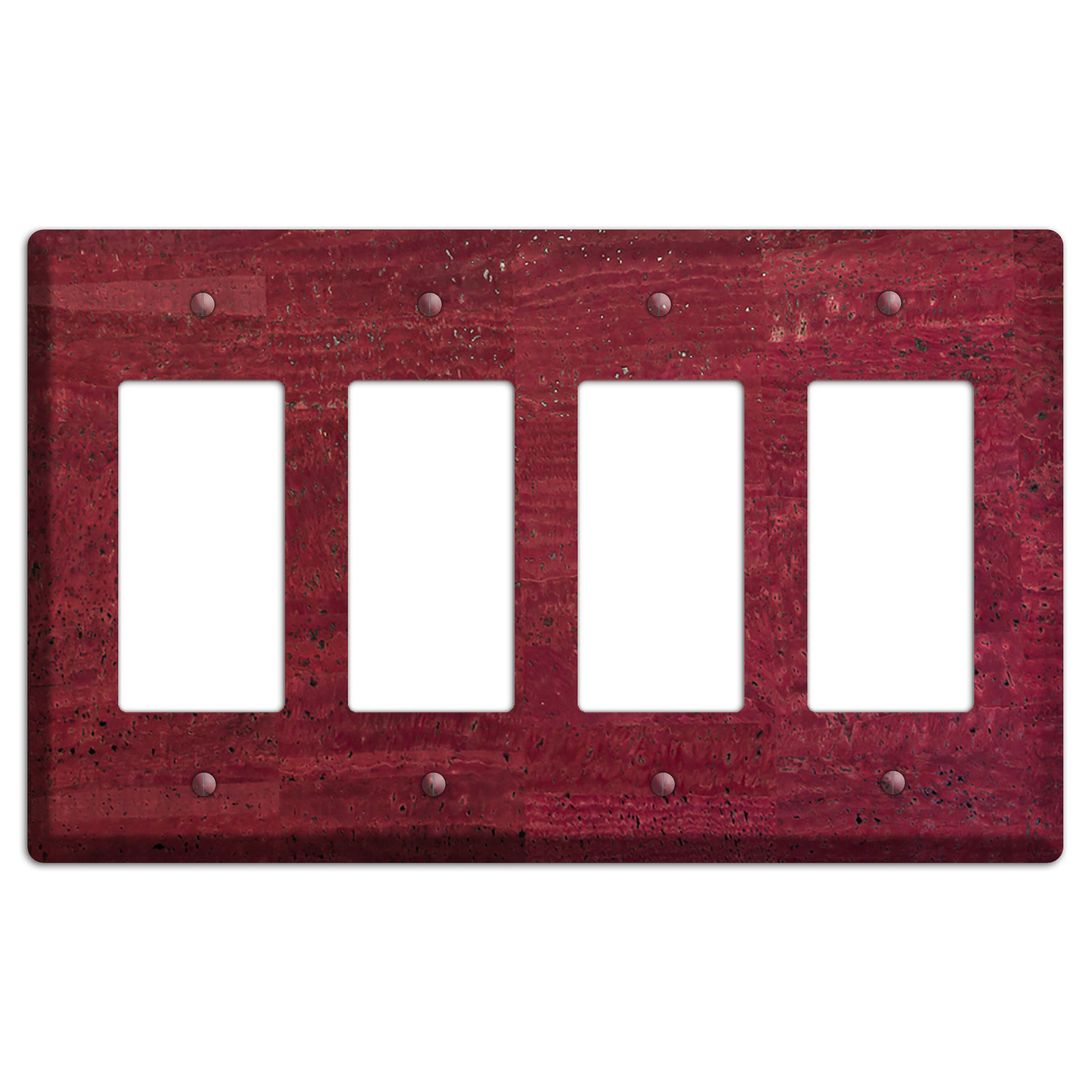 Cranberry Cork 4 Rocker Wallplate