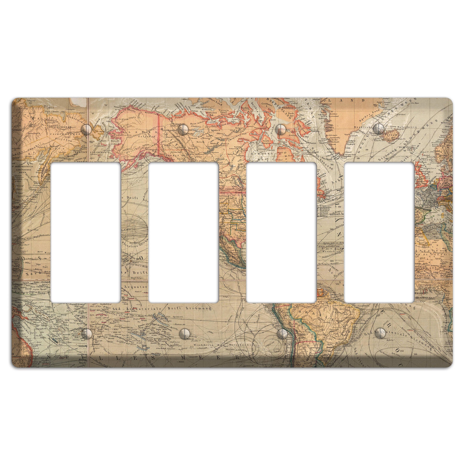 Pacific Ocean 4 Rocker Wallplate