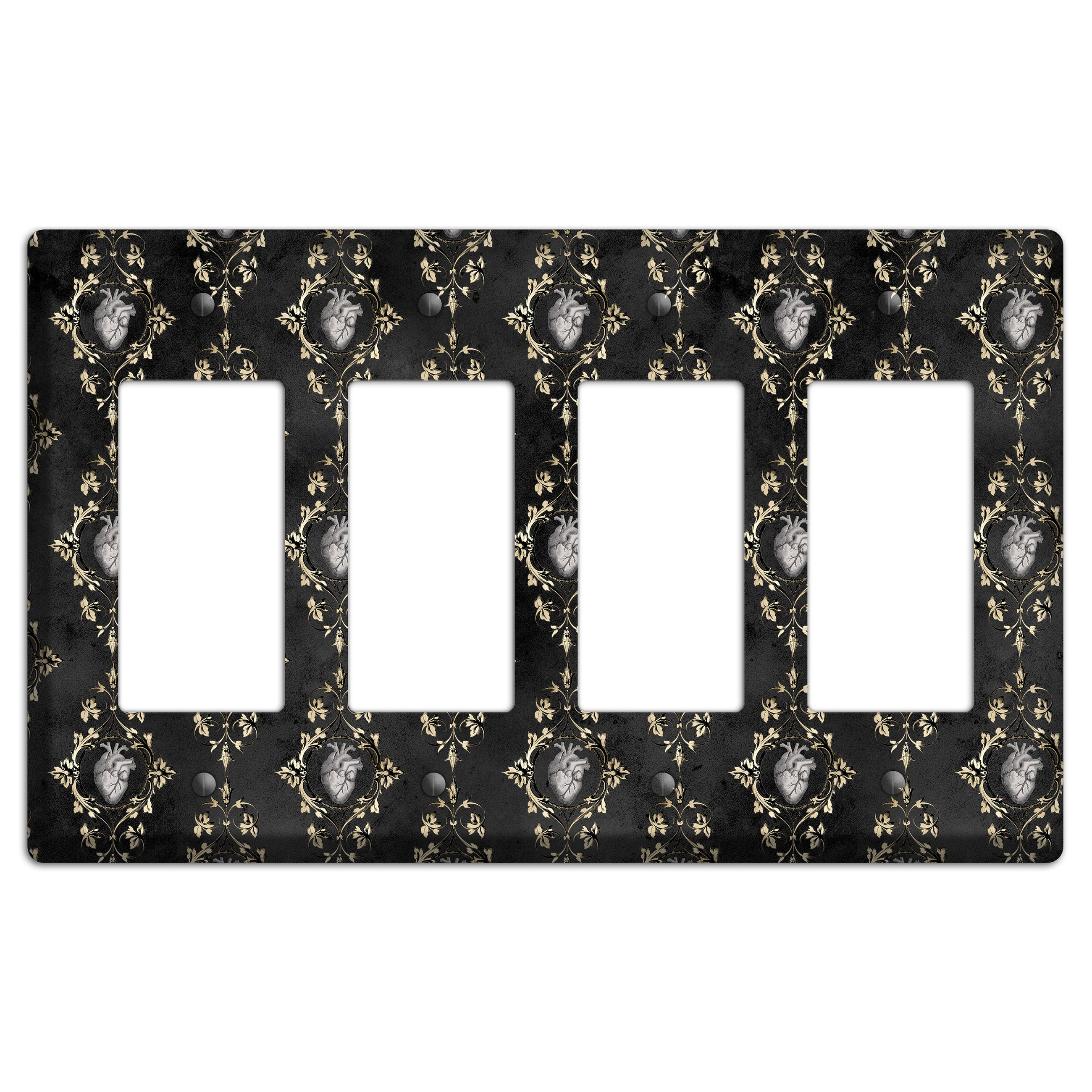 Edgar Allen Poe Tell-Tale Heart 4 Rocker Wallplate