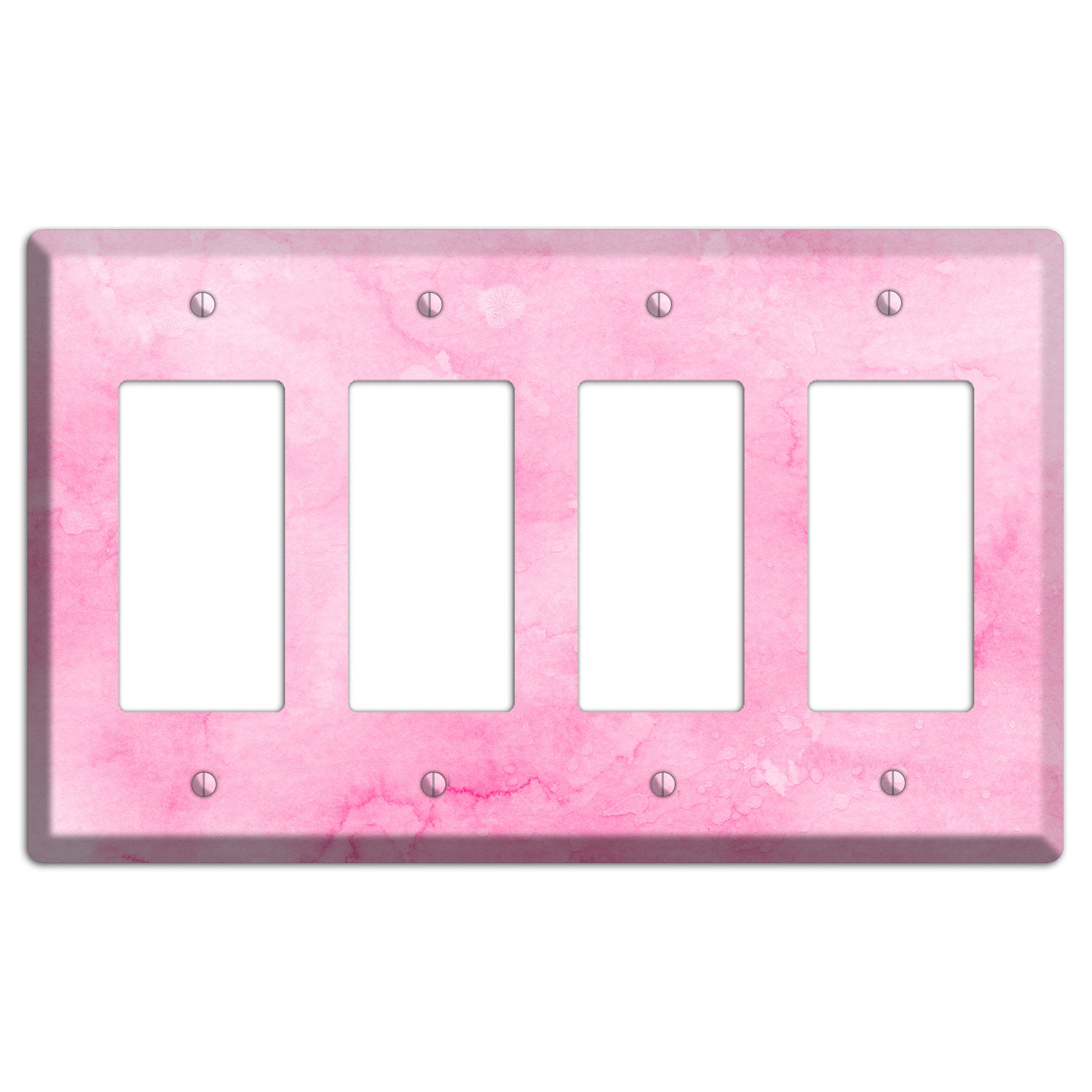 Cinderella Pink Texture 4 Rocker Wallplate