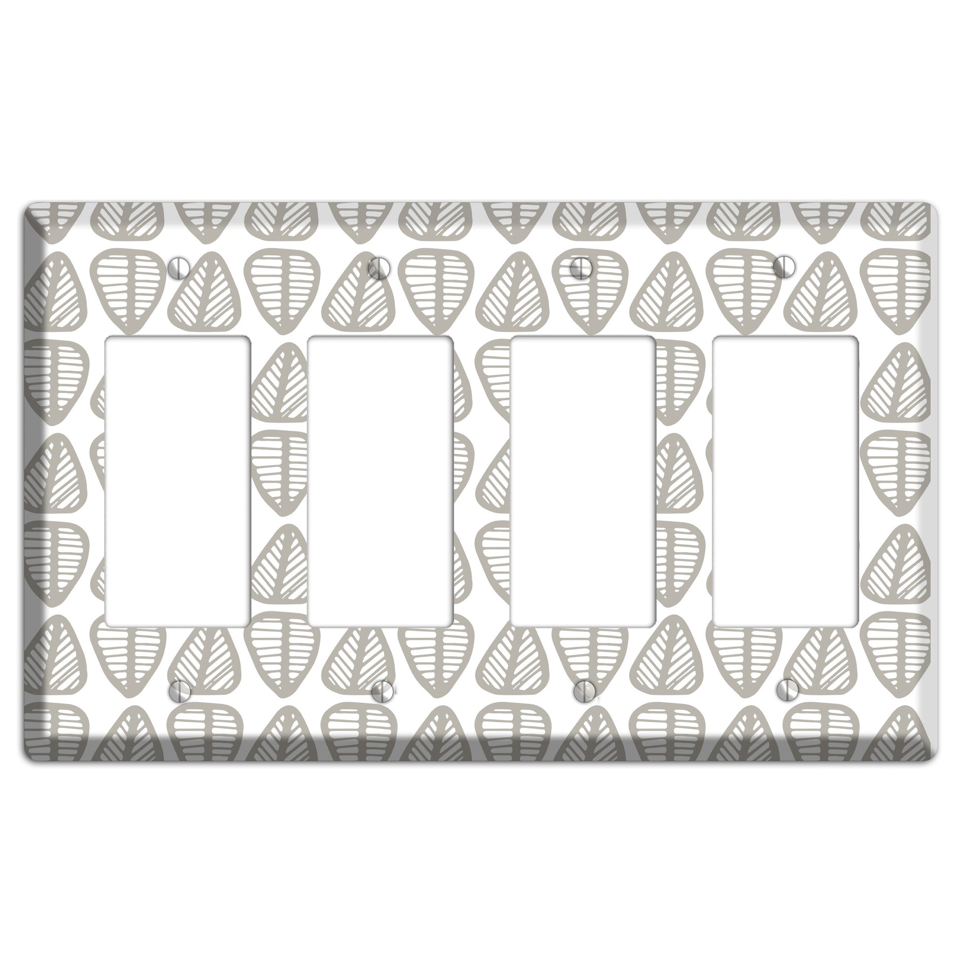 Simple Scandanavian Style B 4 Rocker Wallplate