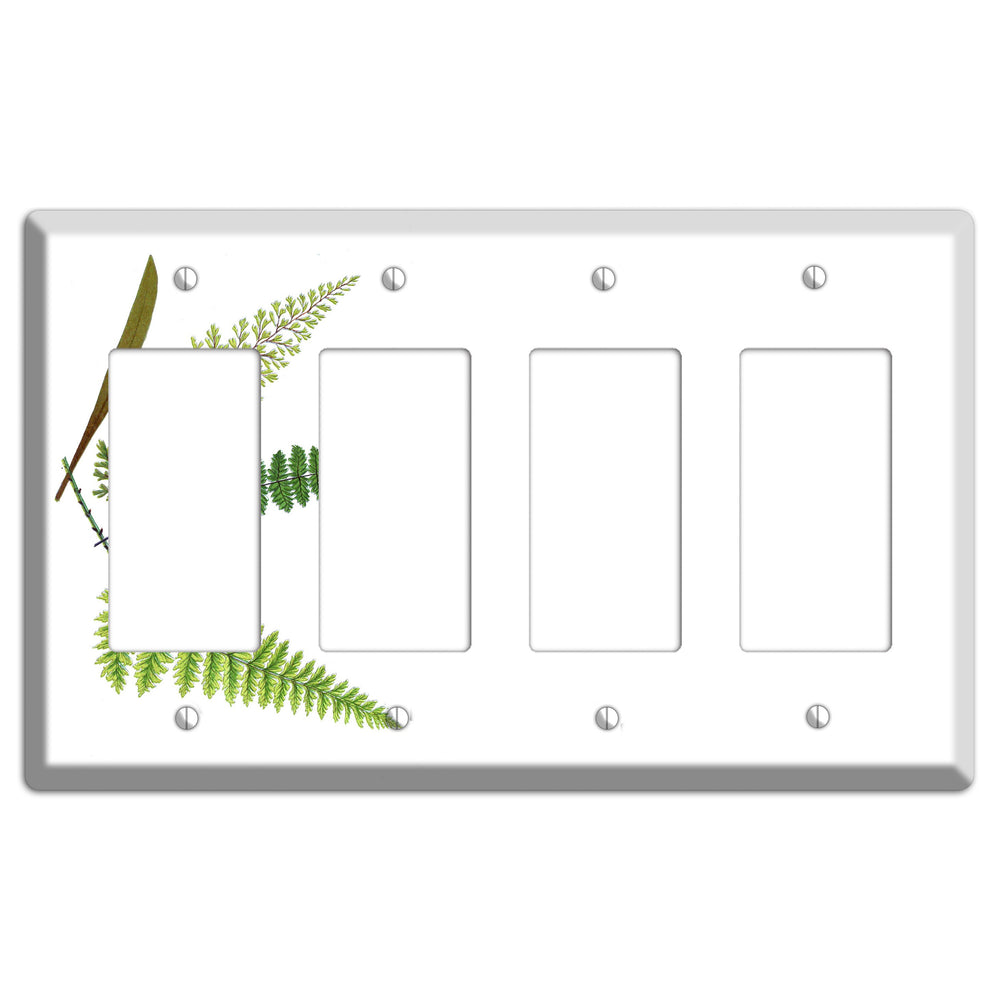 Ferns 4 Rocker Wallplate