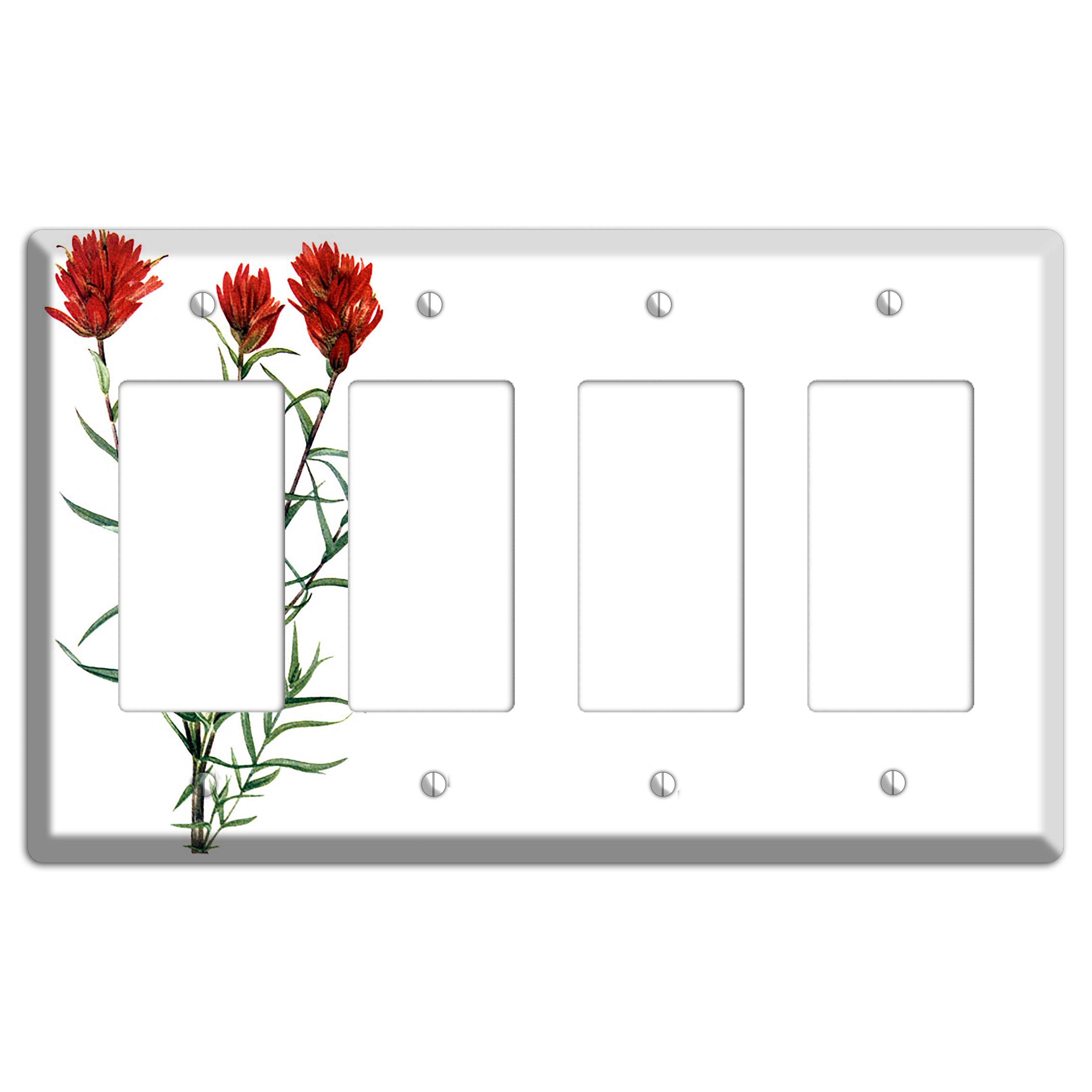 Castilleja Linarifolia 4 Rocker Wallplate