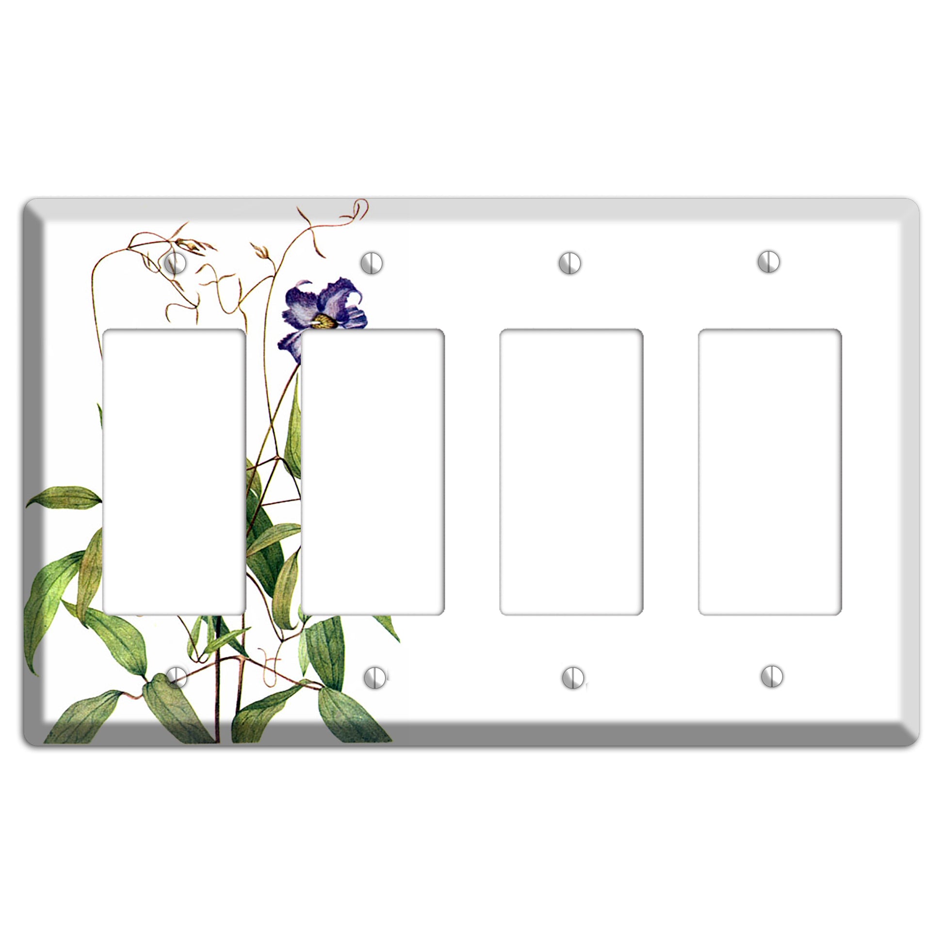 Clematis Crispa 4 Rocker Wallplate