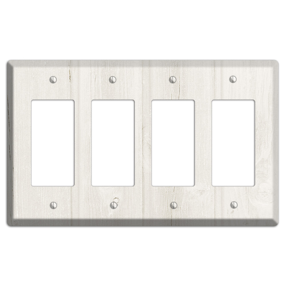 Spring Wood Antique 4 Rocker Wallplate