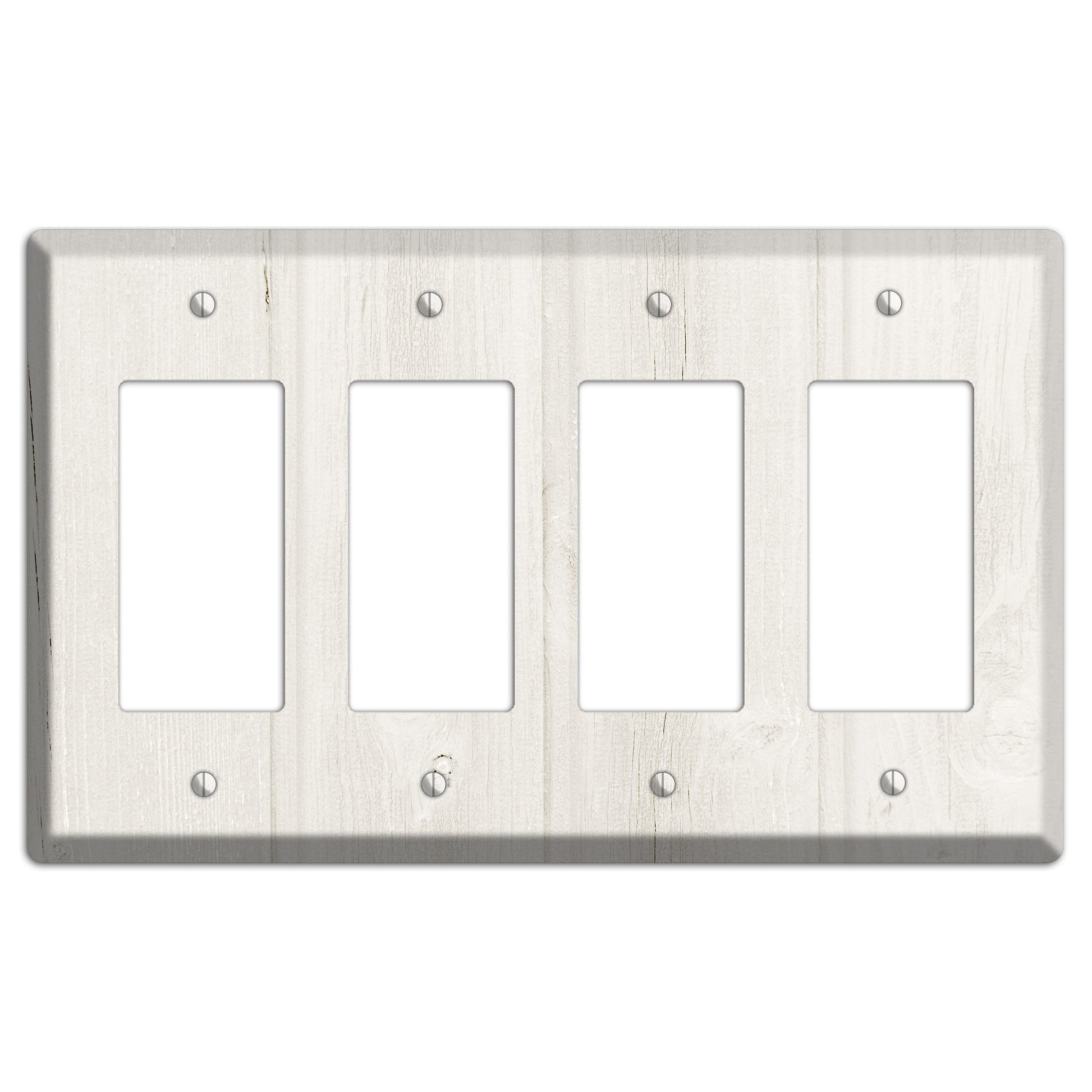 Spring Wood Antique 4 Rocker Wallplate