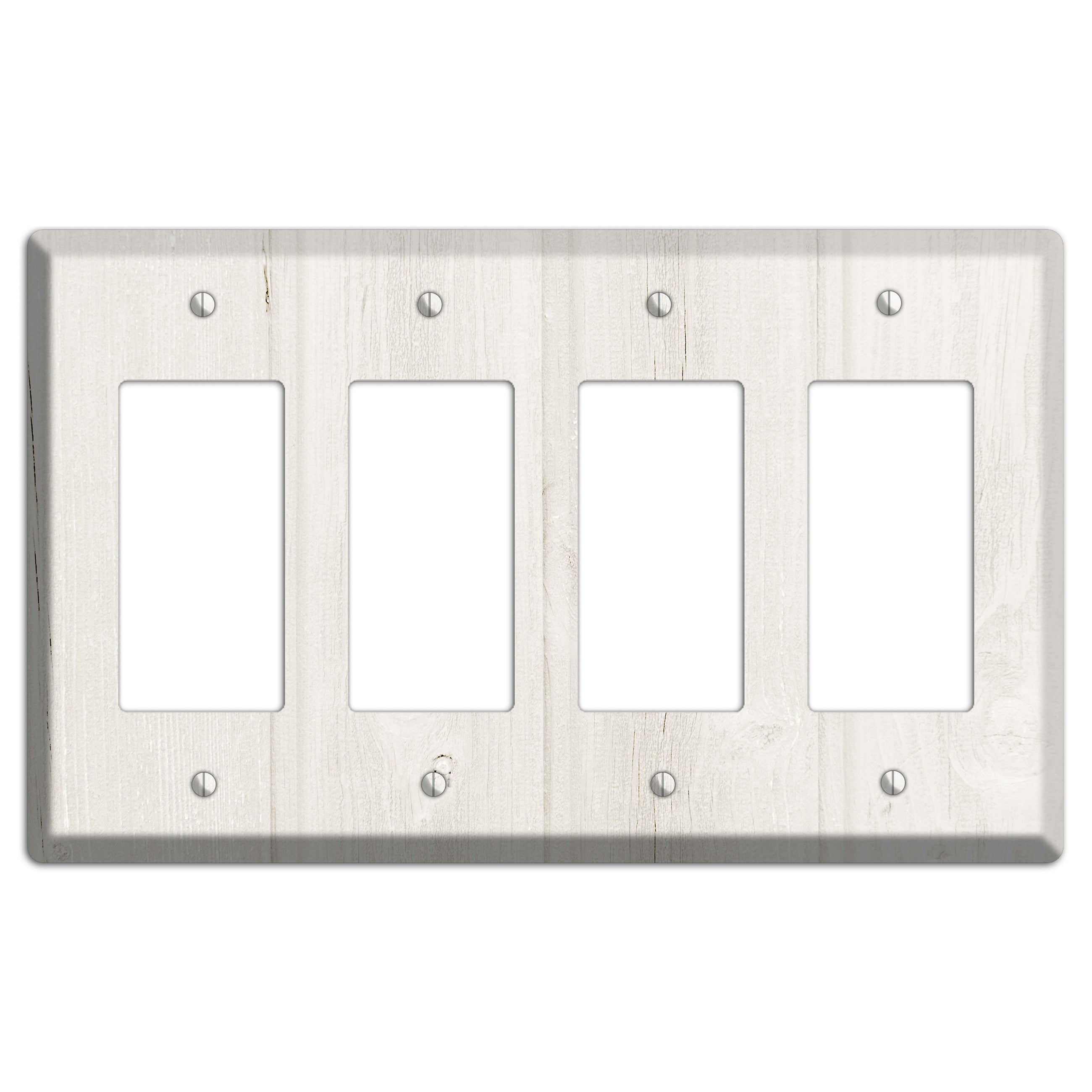 Spring Wood Antique 4 Rocker Wallplate