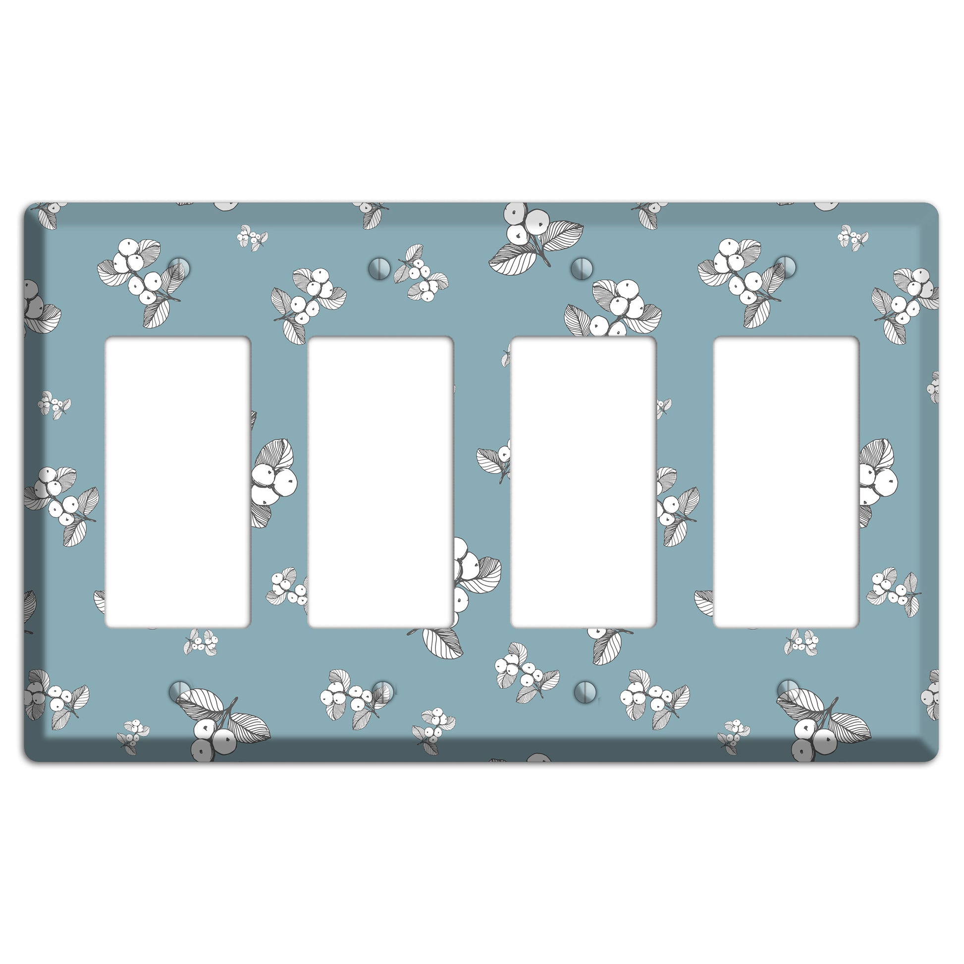Wildlife Berry Bloom 4 Rocker Wallplate