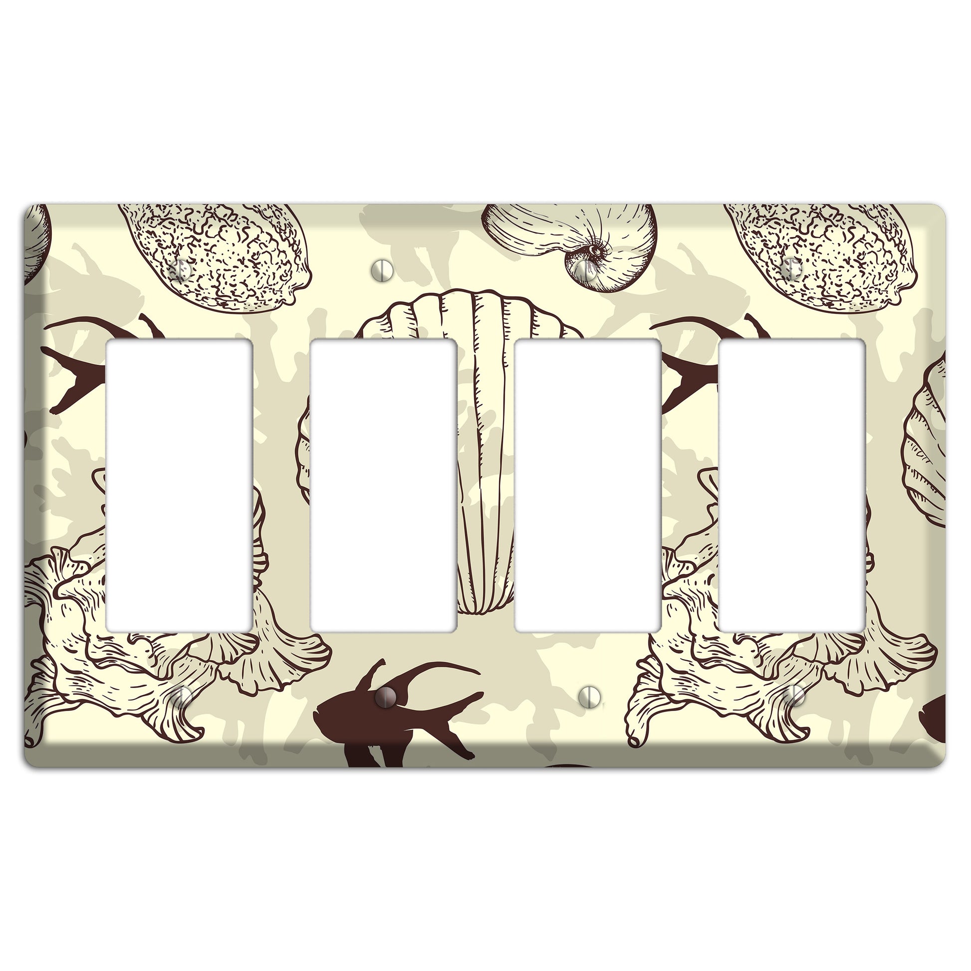 Shells 4 4 Rocker Wallplate