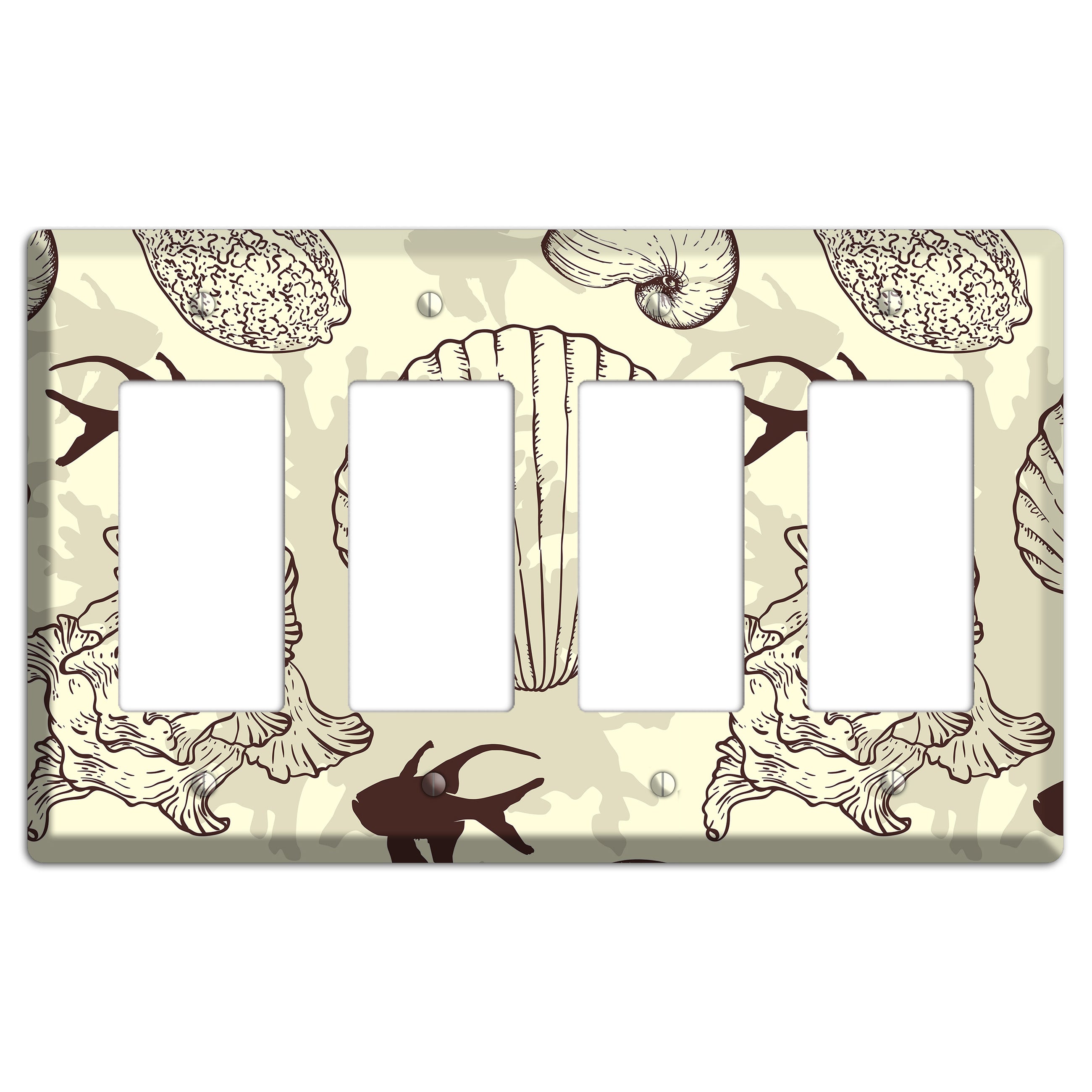 Shells 4 4 Rocker Wallplate