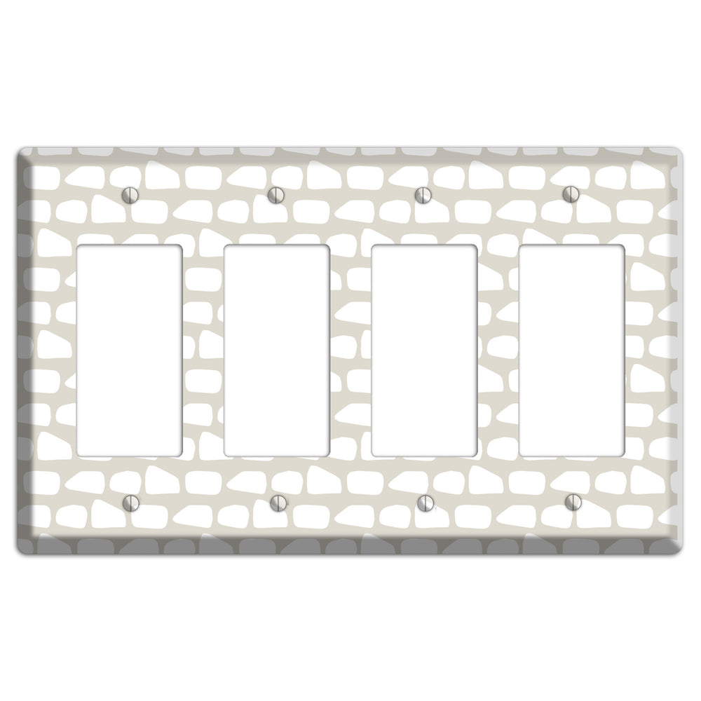 Simple Scandanavian Style Q 4 Rocker Wallplate